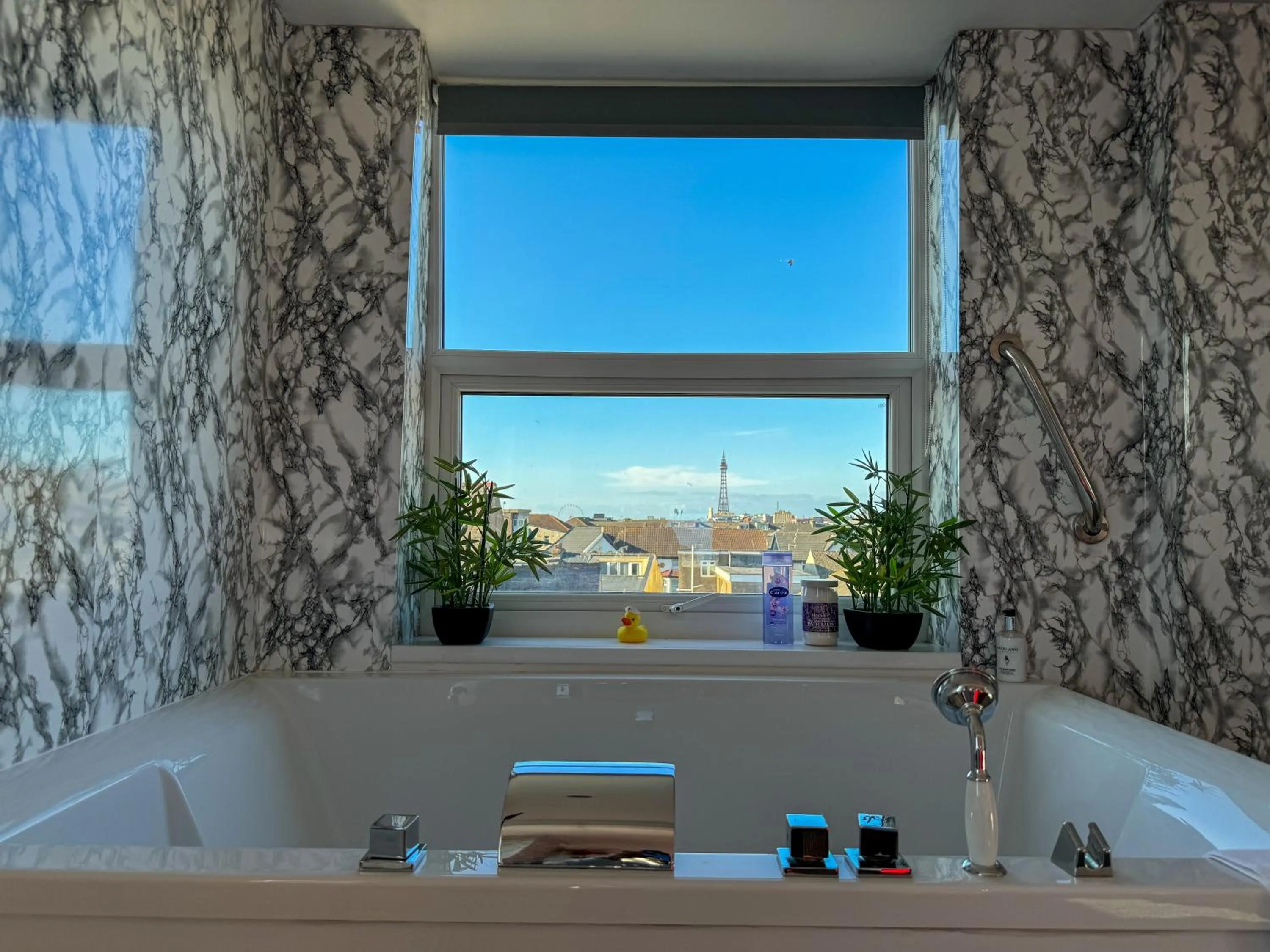 Shower in The Chatwal Boutique Hotel