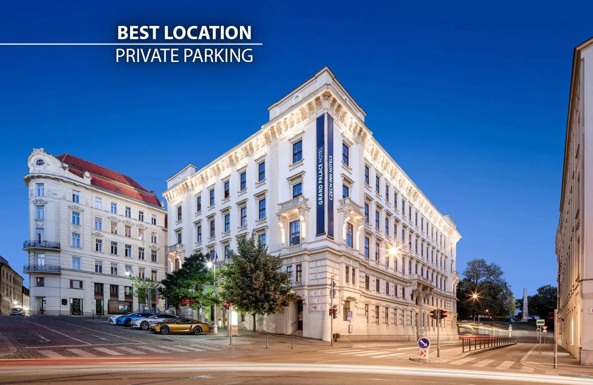 Parking in Grand Palace Brno - Czech Leading Hotels