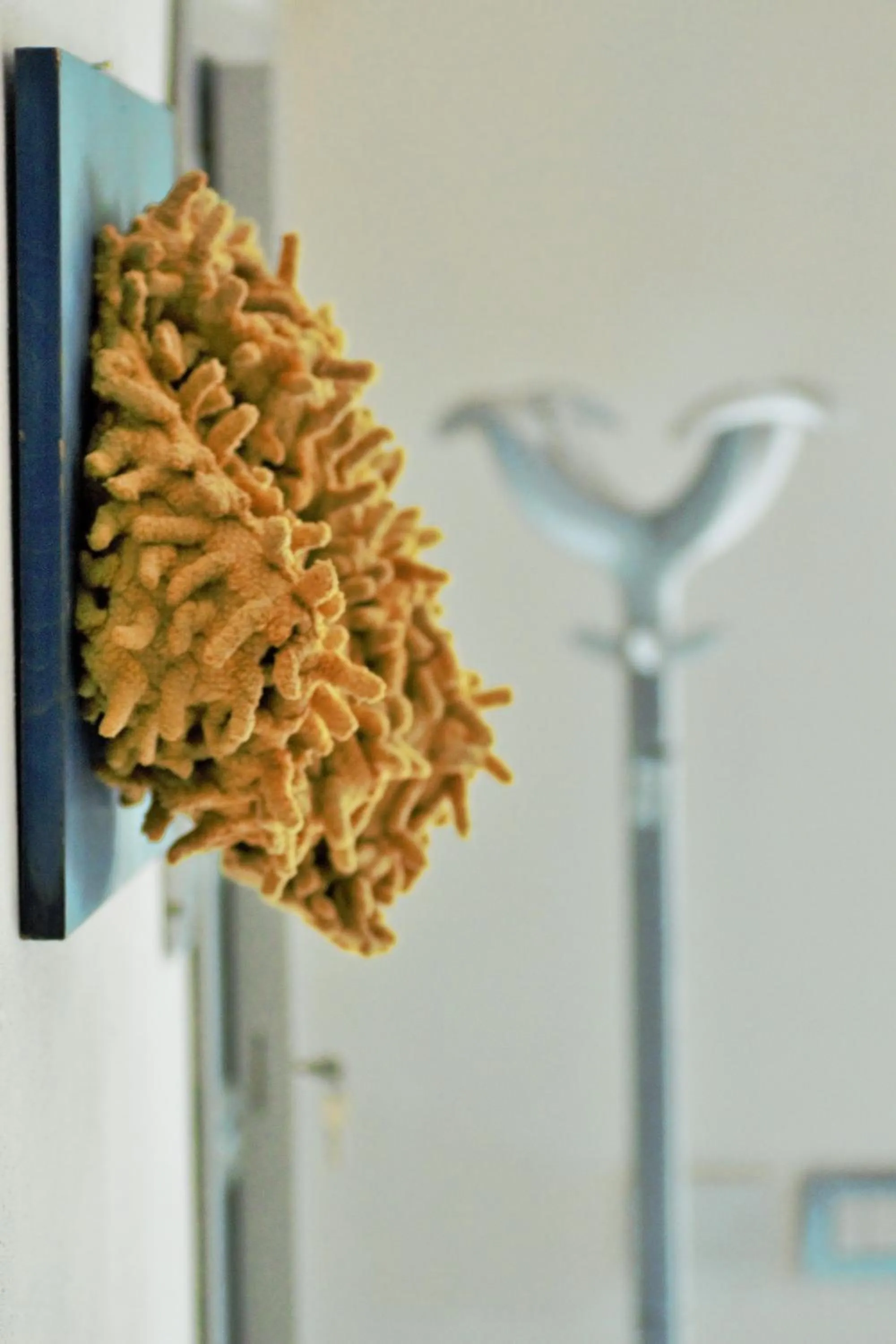 Decorative detail in Ostello La Miniera