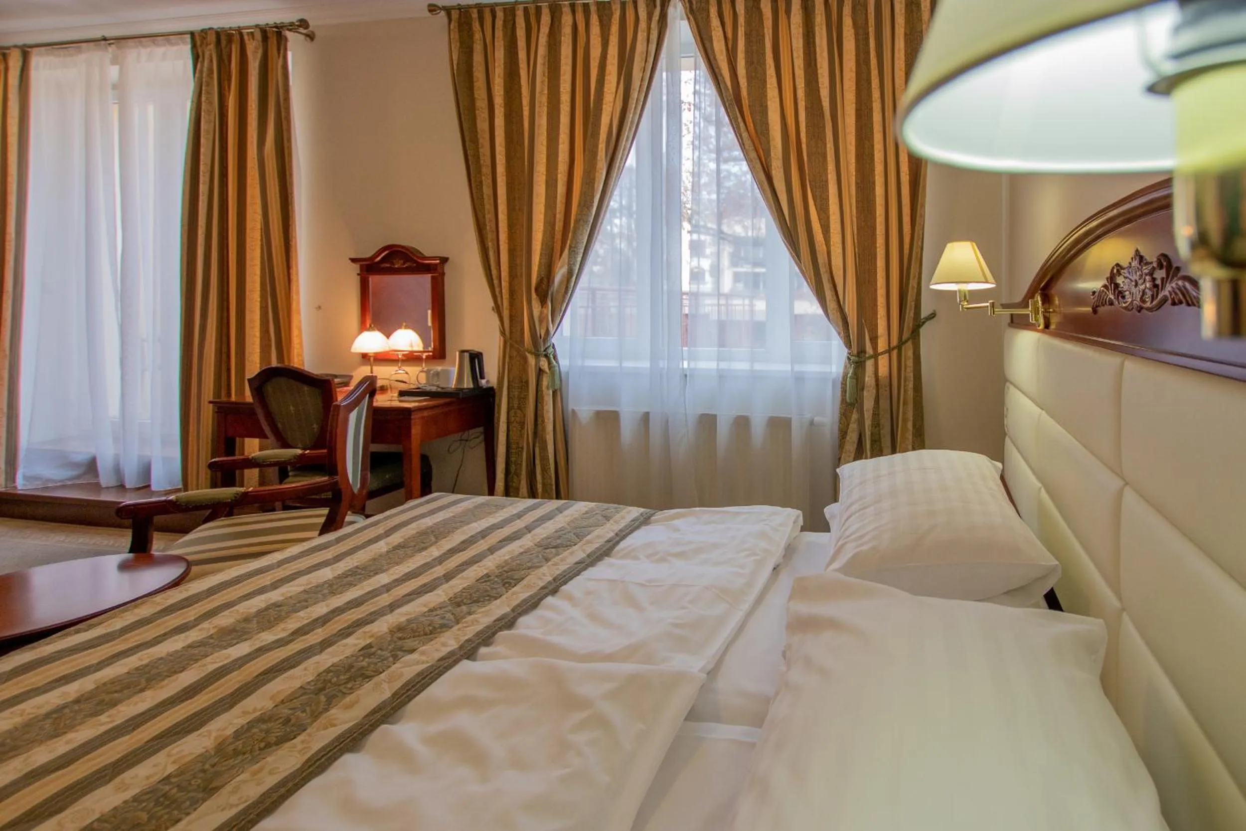 Bed in Hotel Giovanni Giacomo