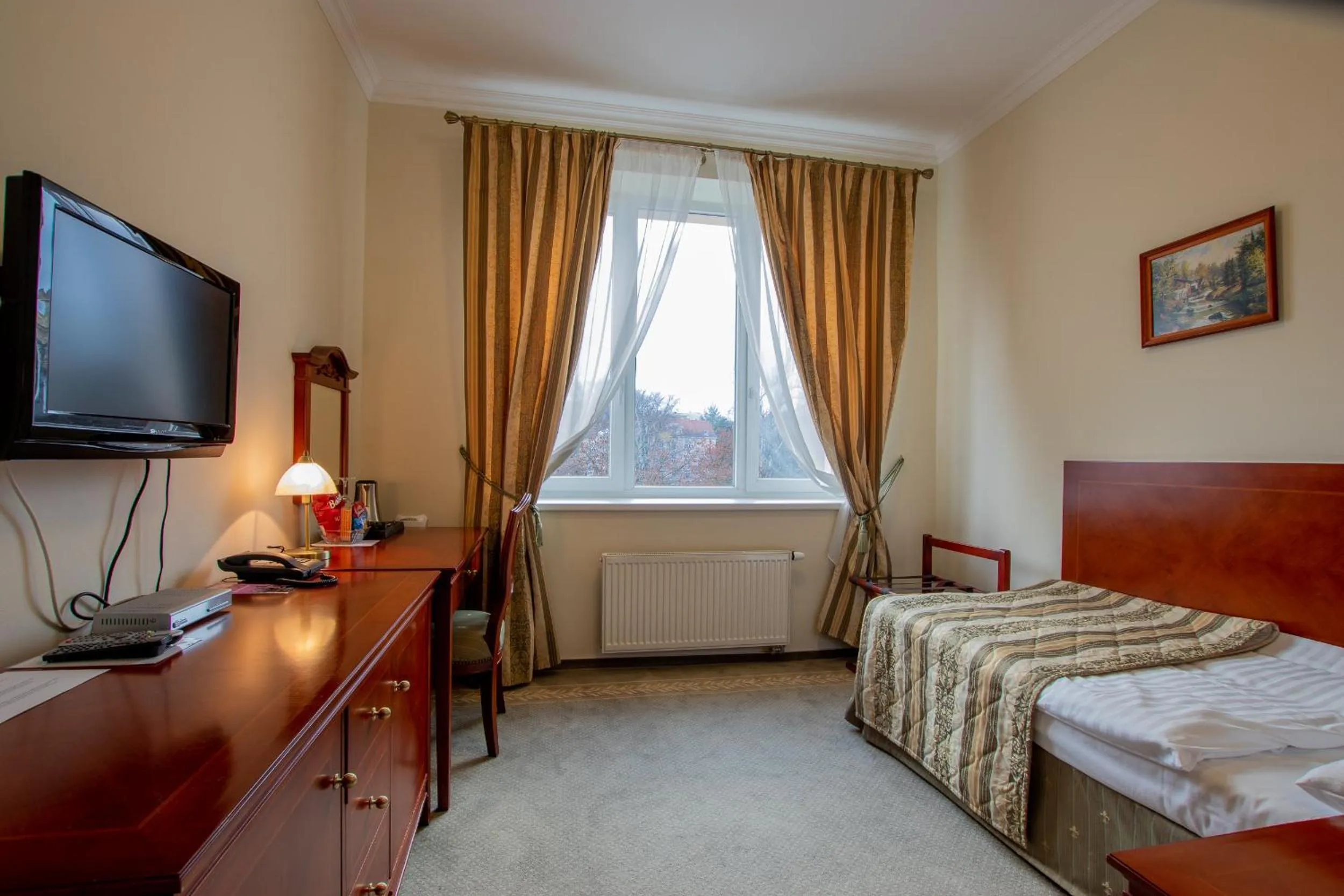 Bed in Hotel Giovanni Giacomo