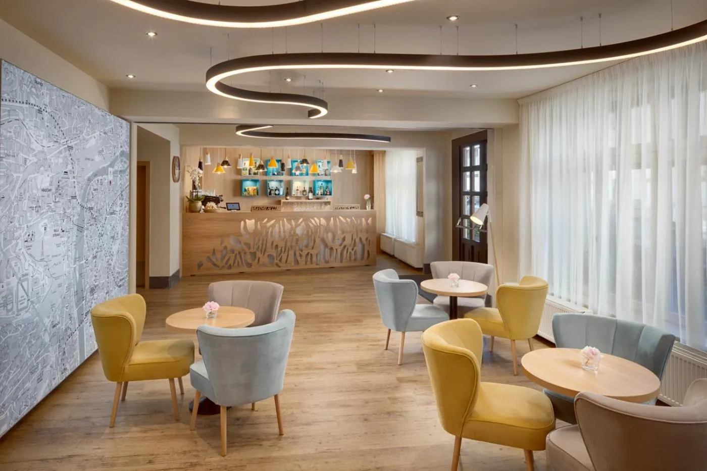 Lobby or reception in Hotel Clement