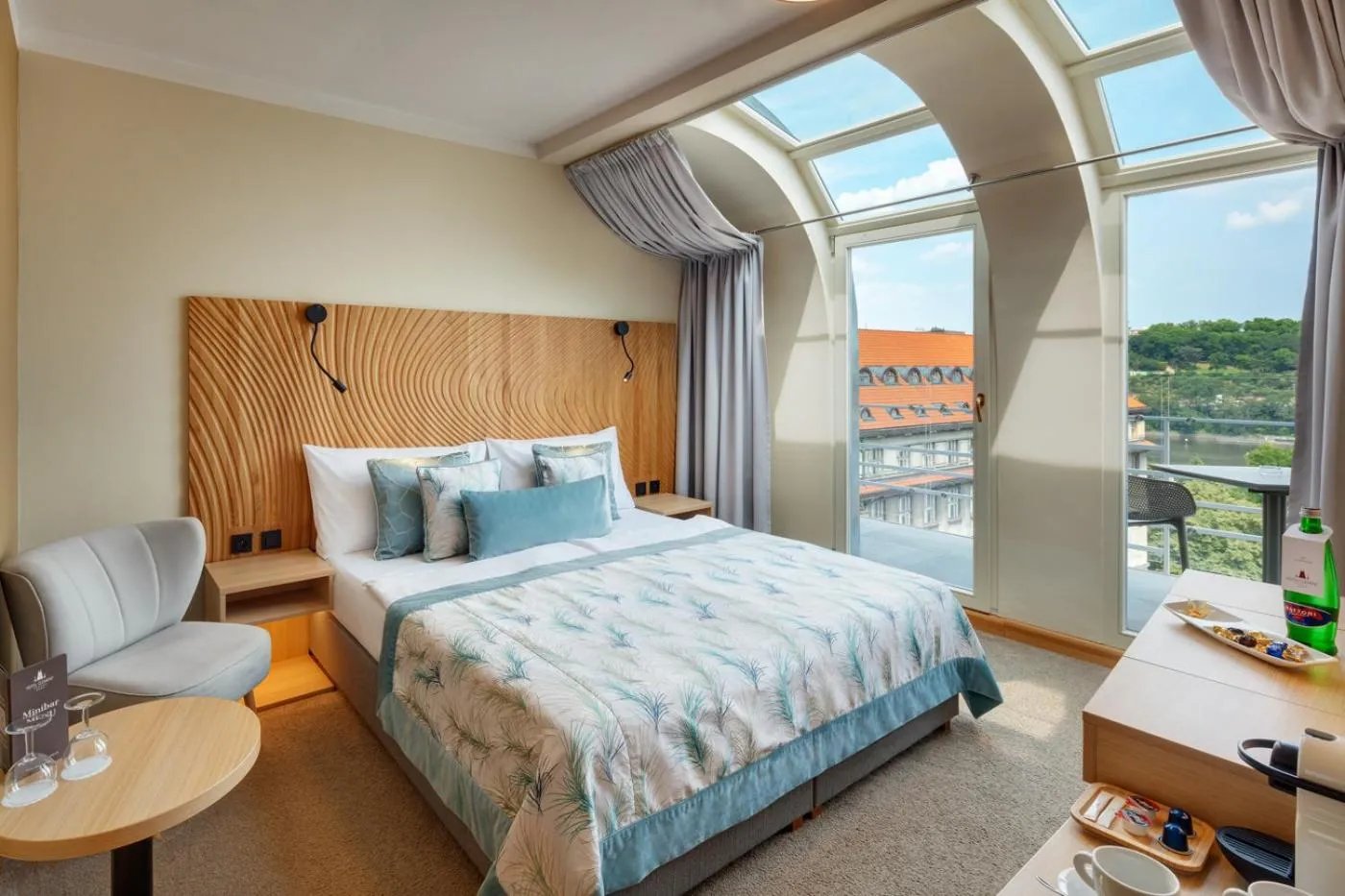 Bed in Hotel Clement