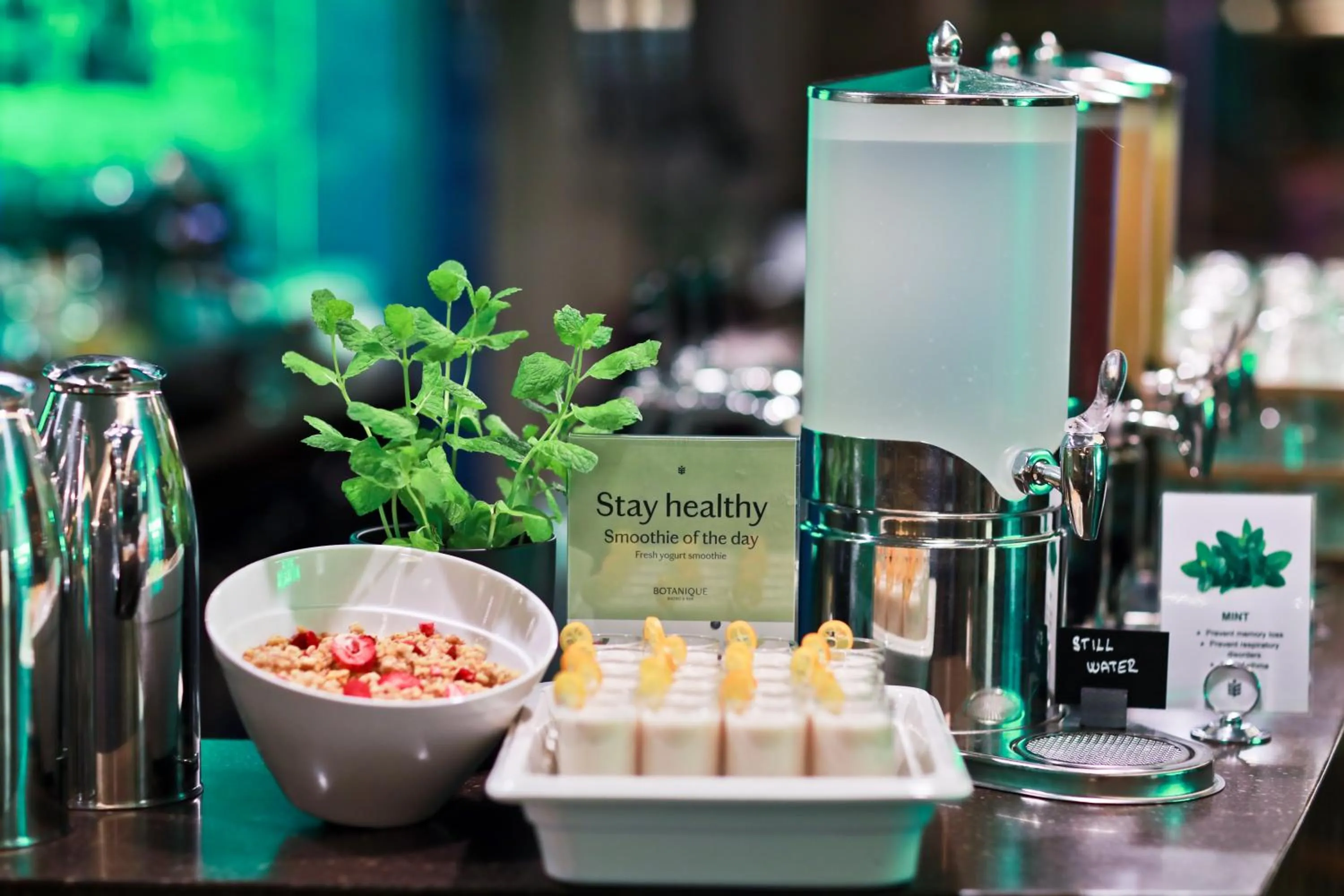 Breakfast in Botanique Hotel Prague