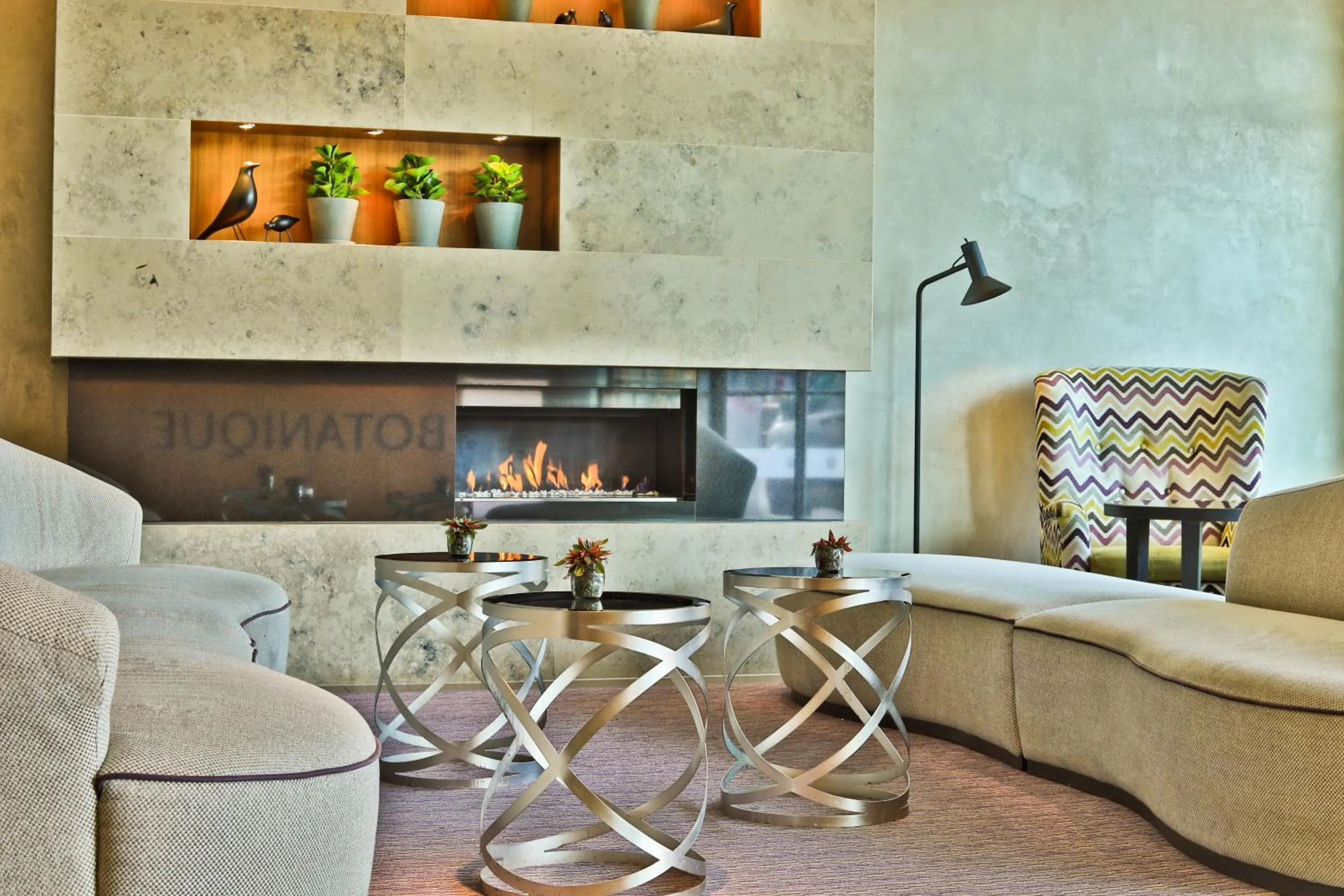 Living room in Botanique Hotel Prague