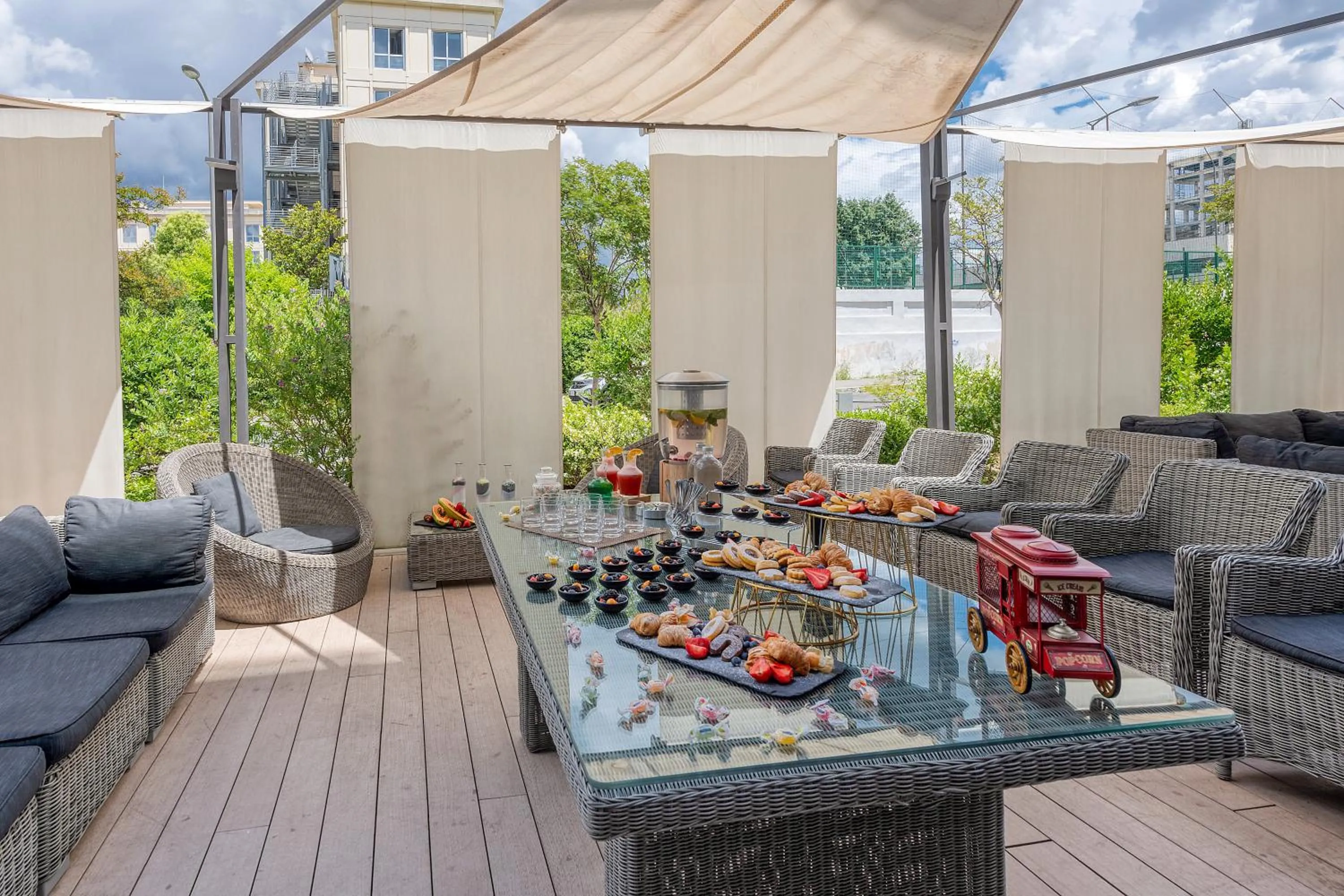 Balcony/Terrace in H10 Roma Città