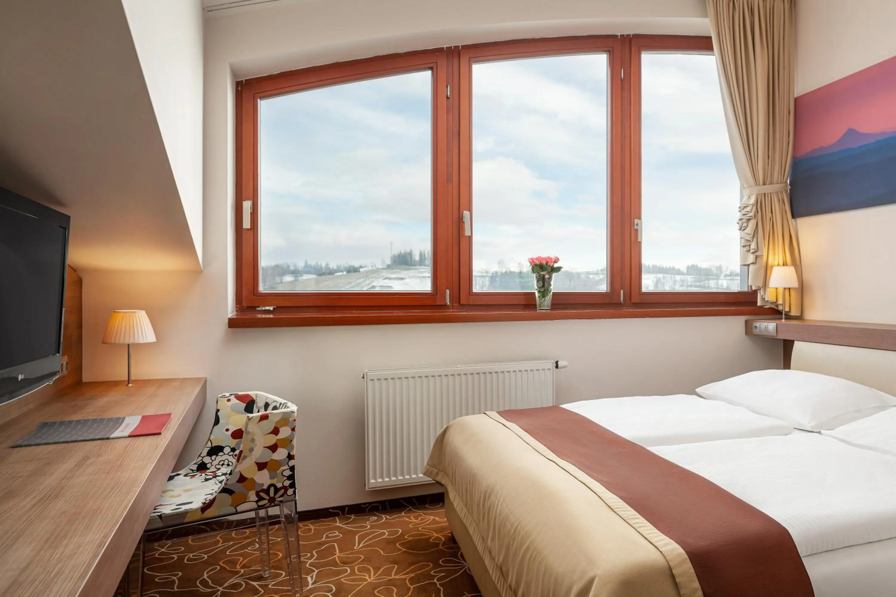 Spring, Bed in Grund Resort Golf and Ski