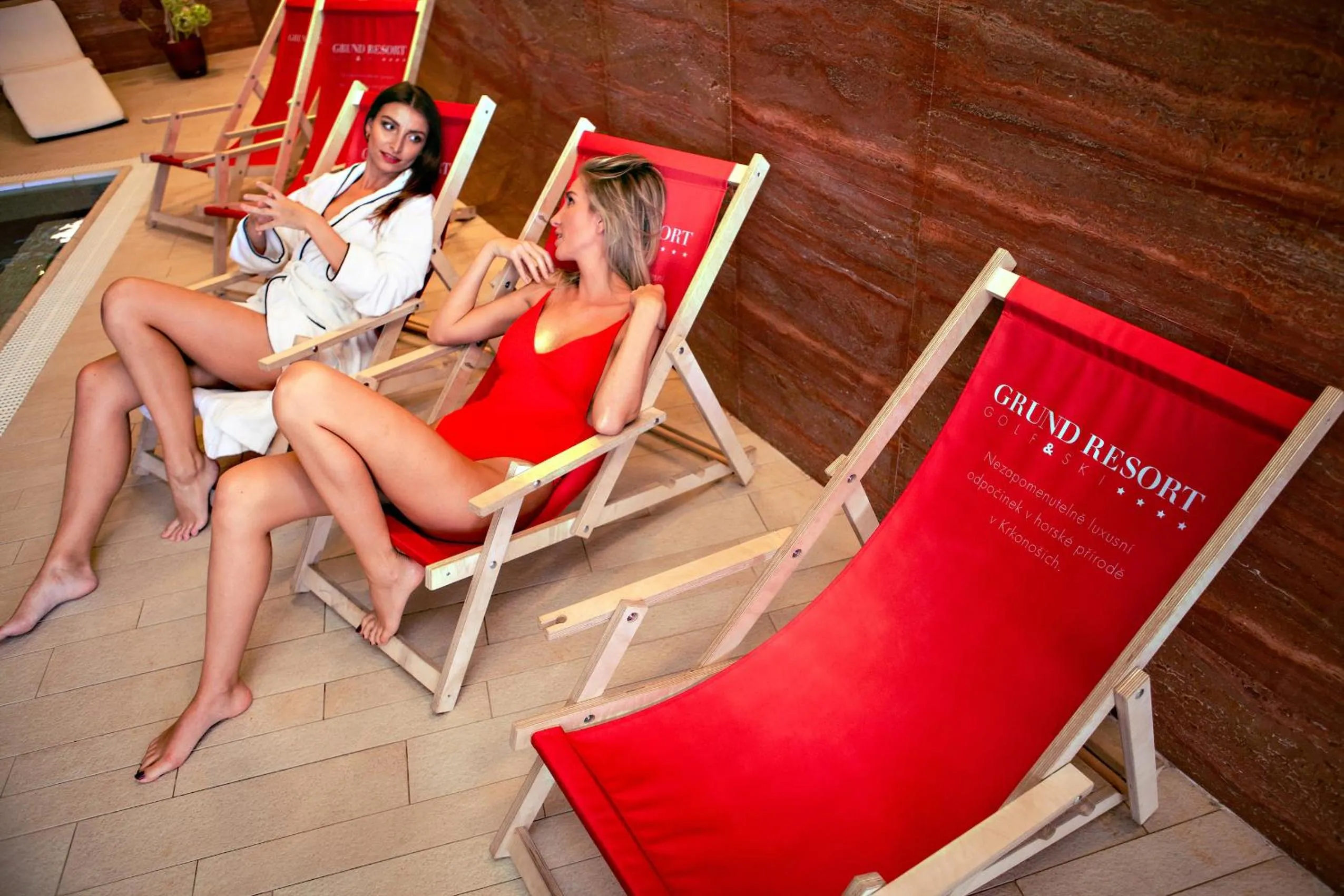 Spa and wellness centre/facilities in Grund Resort Golf and Ski