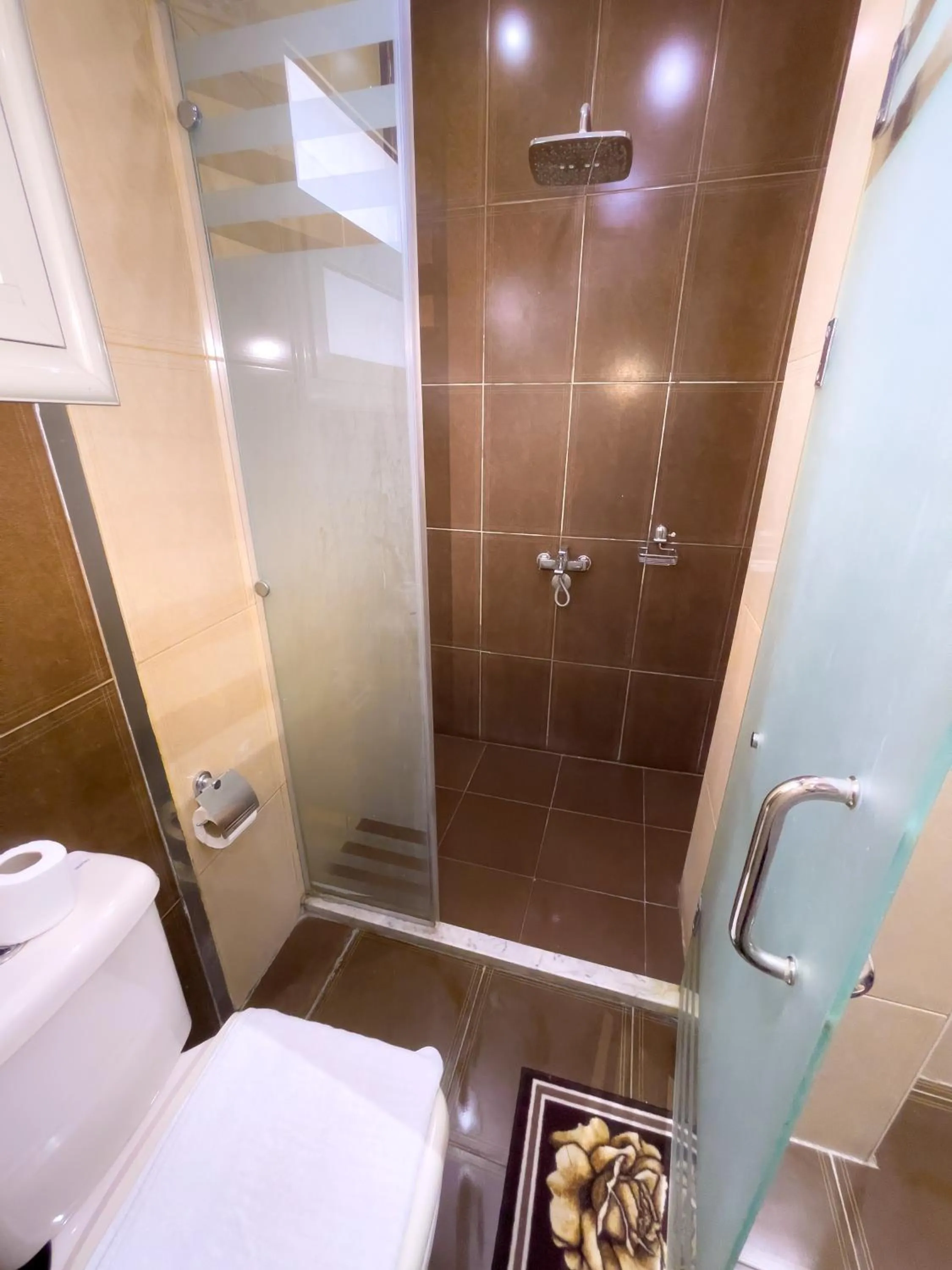 Shower in Best View Pyramids Hotel