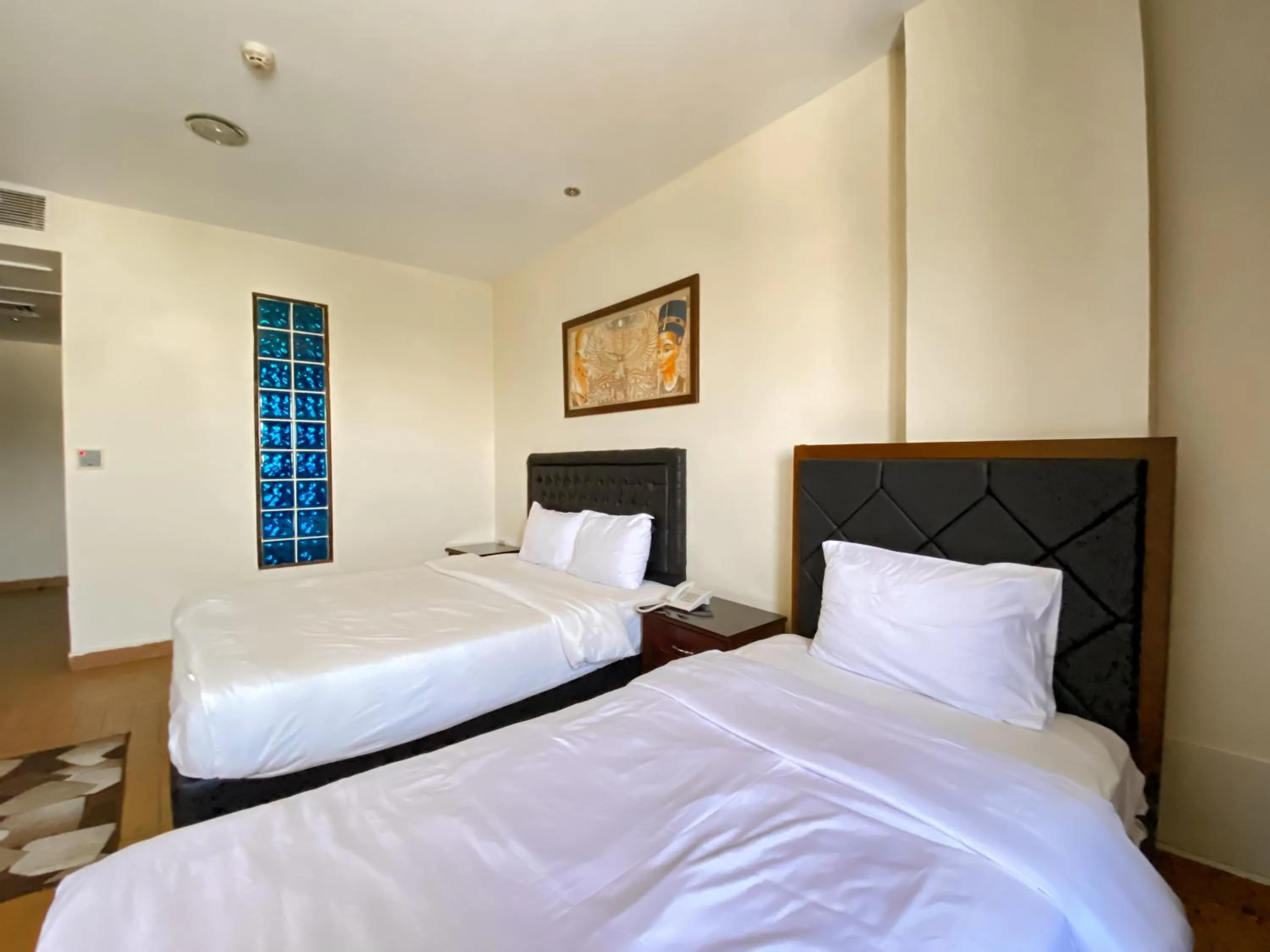 Bed in Best View Pyramids Hotel