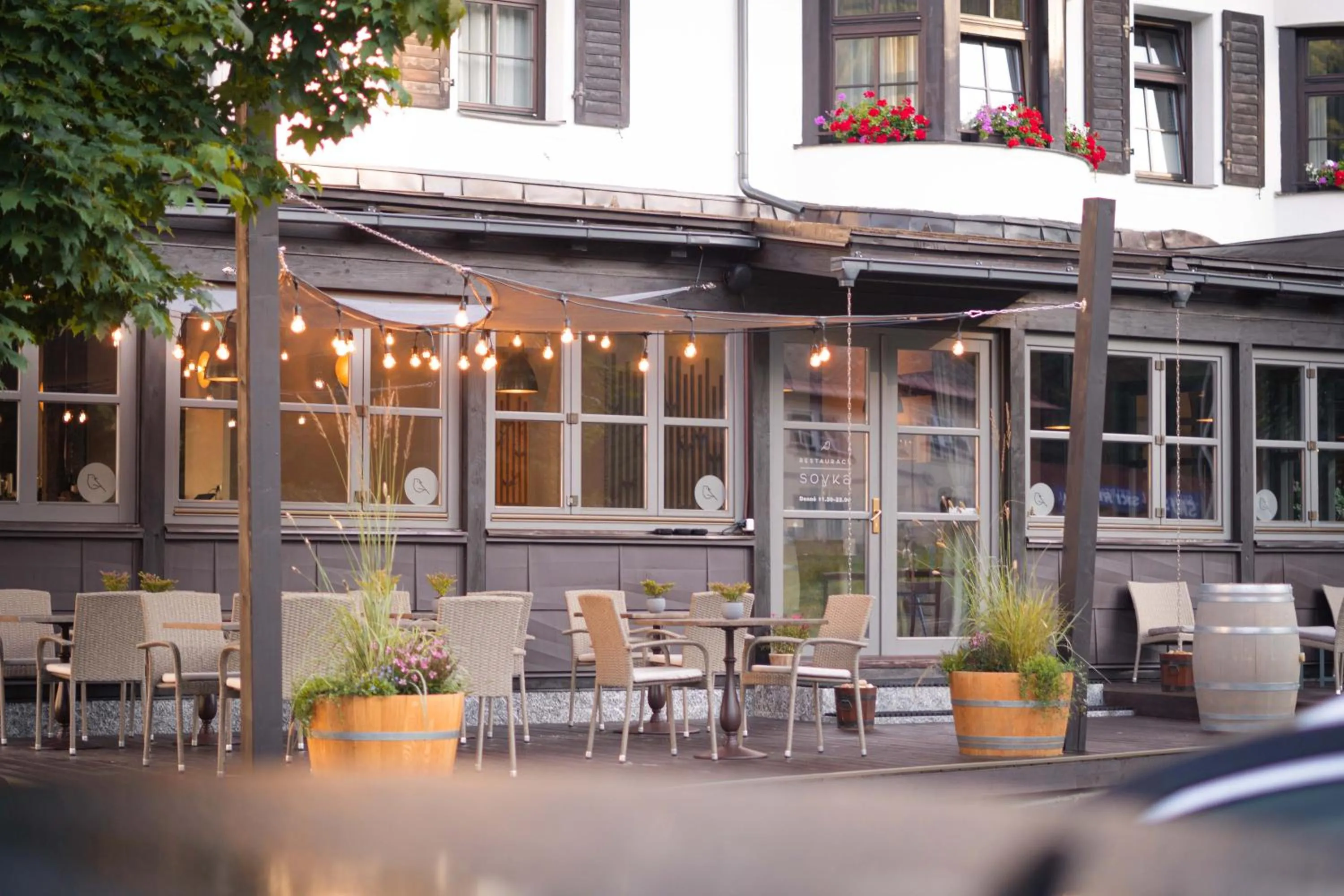 Restaurant/places to eat in Boutique Hotel Soyka