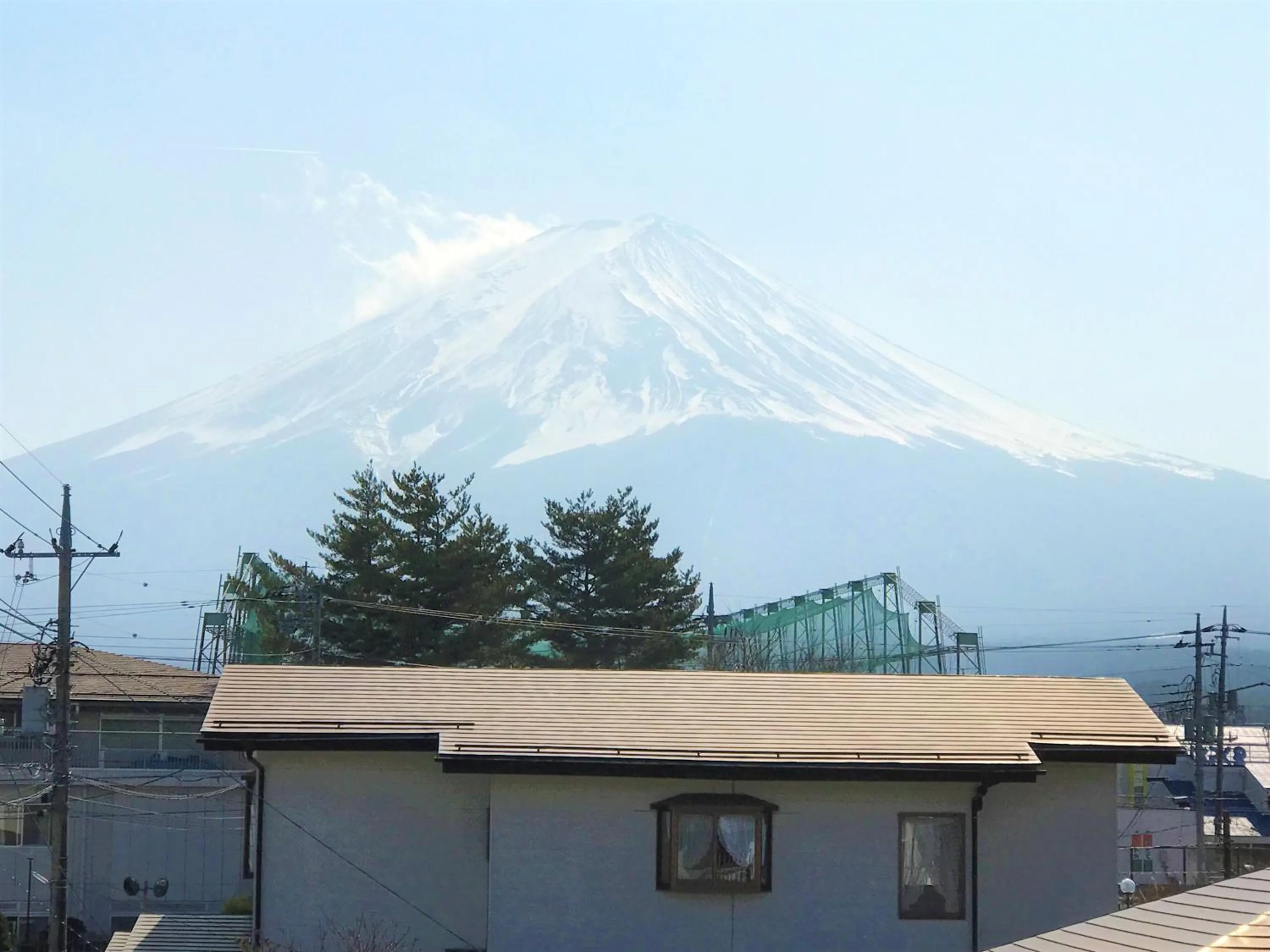 Balcony/Terrace in K's House Fuji View - Travelers Hostel