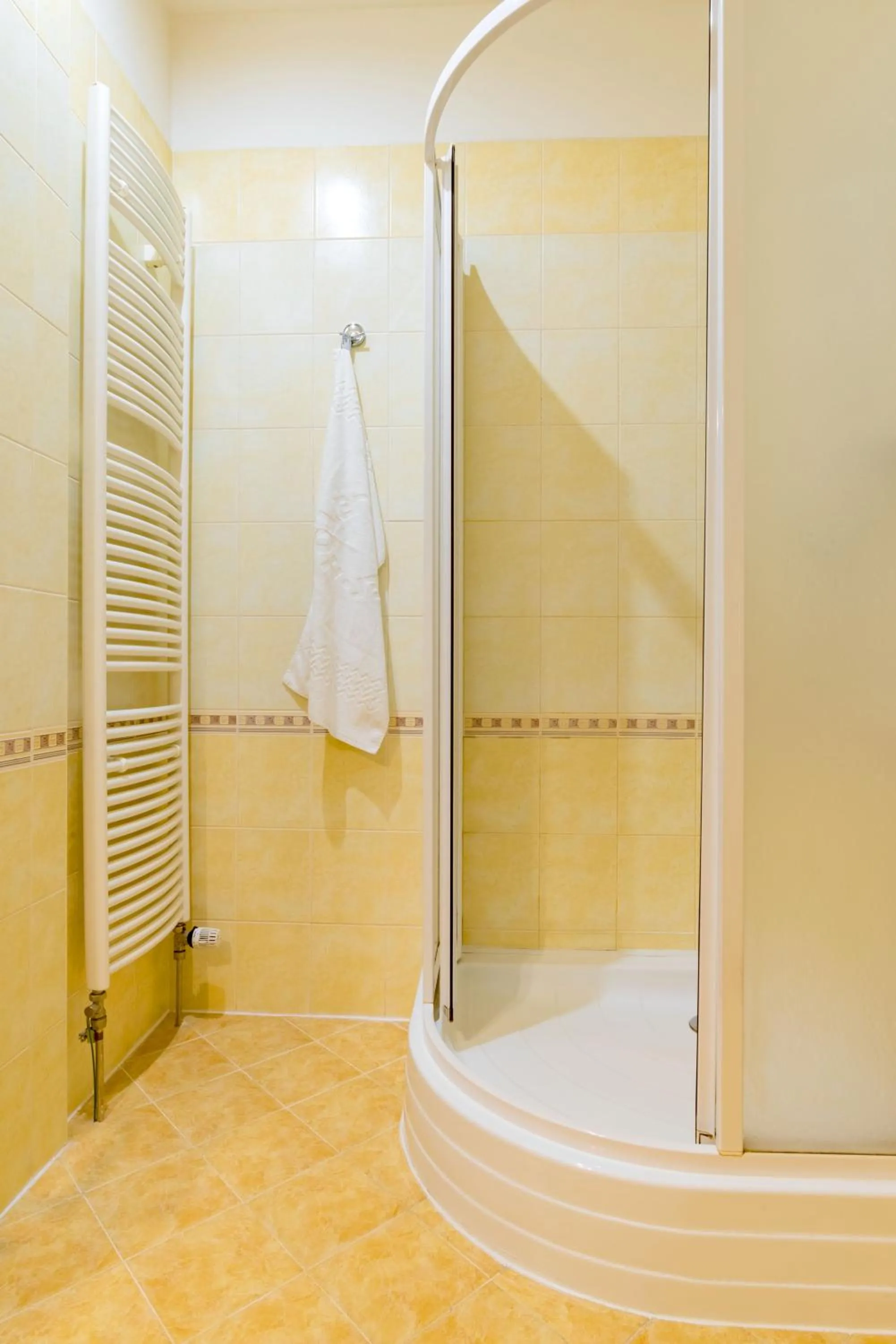 Bathroom in Hotel Purkmistr