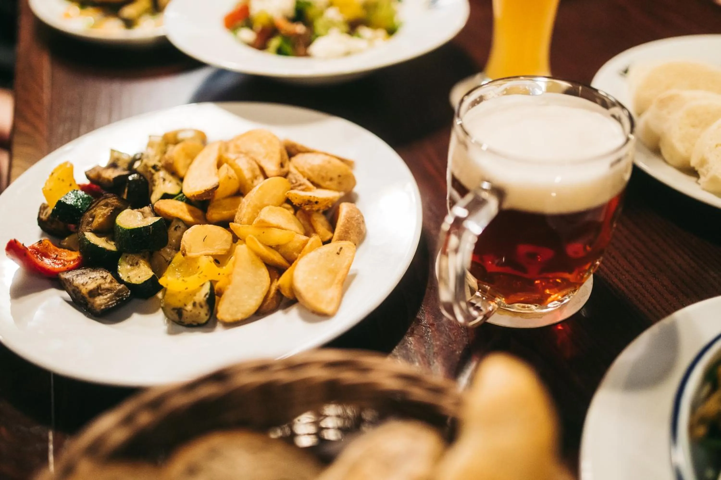 Food and drinks in Hotel Purkmistr