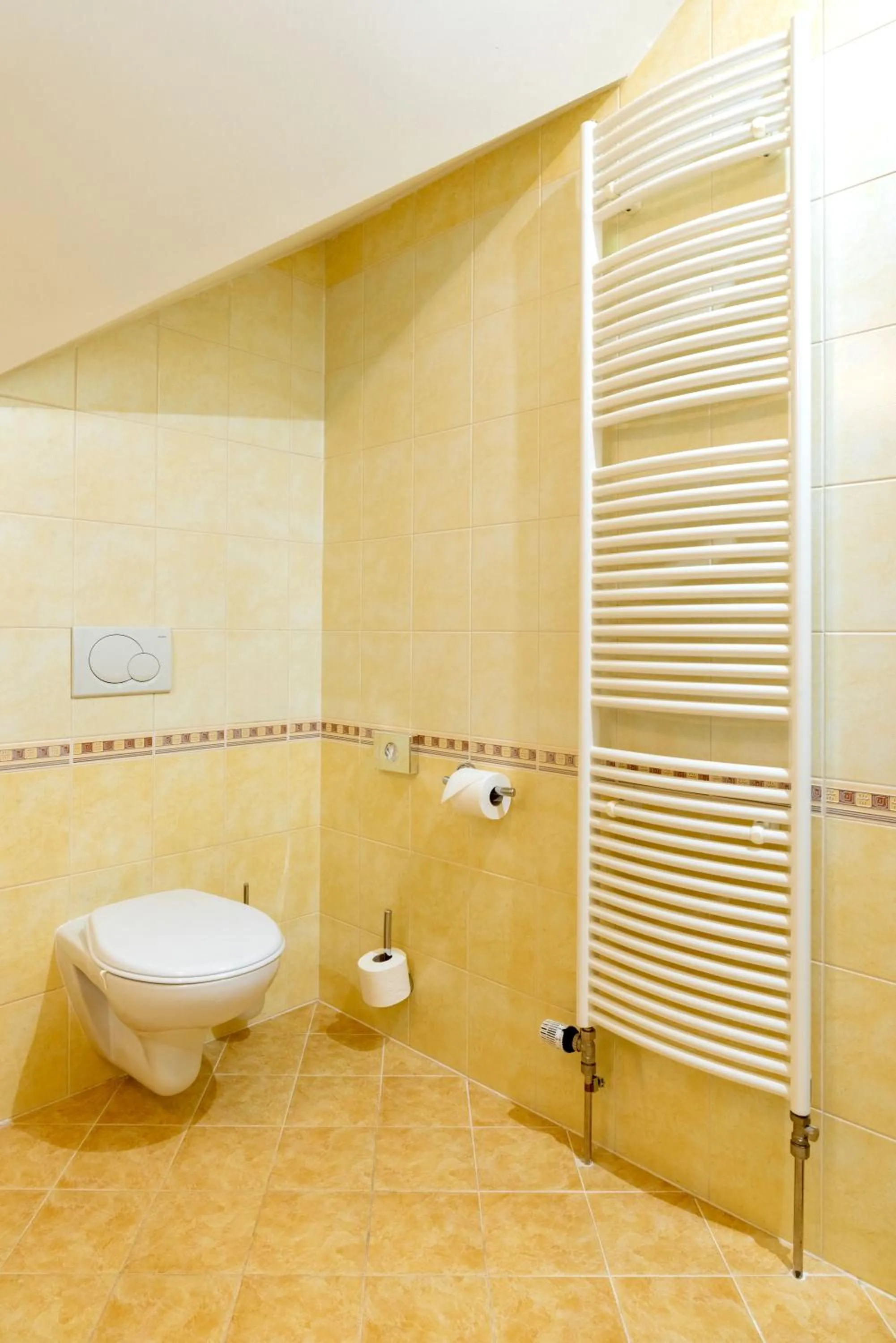 Bathroom in Hotel Purkmistr