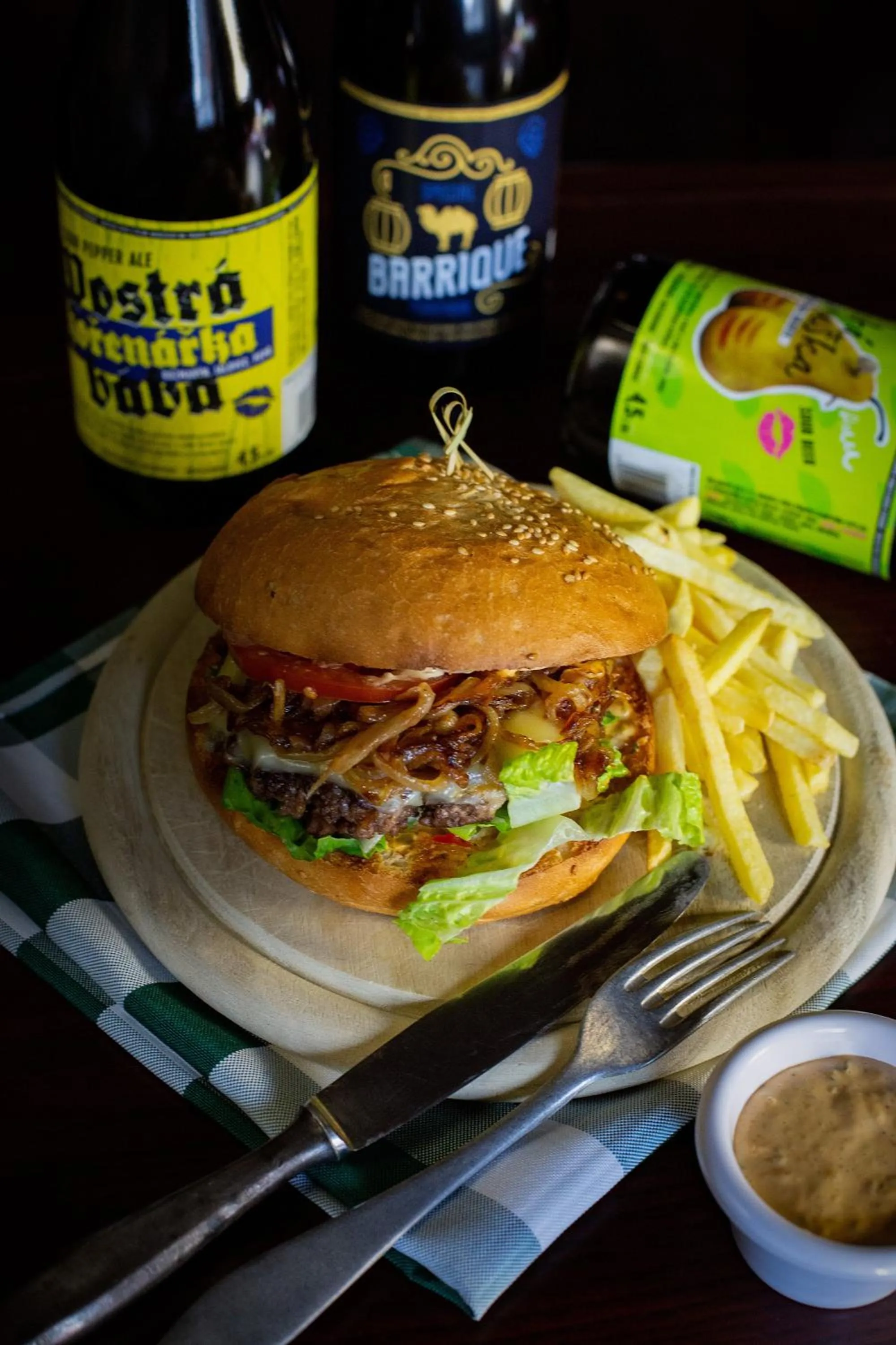 Food and drinks in Hotel Purkmistr