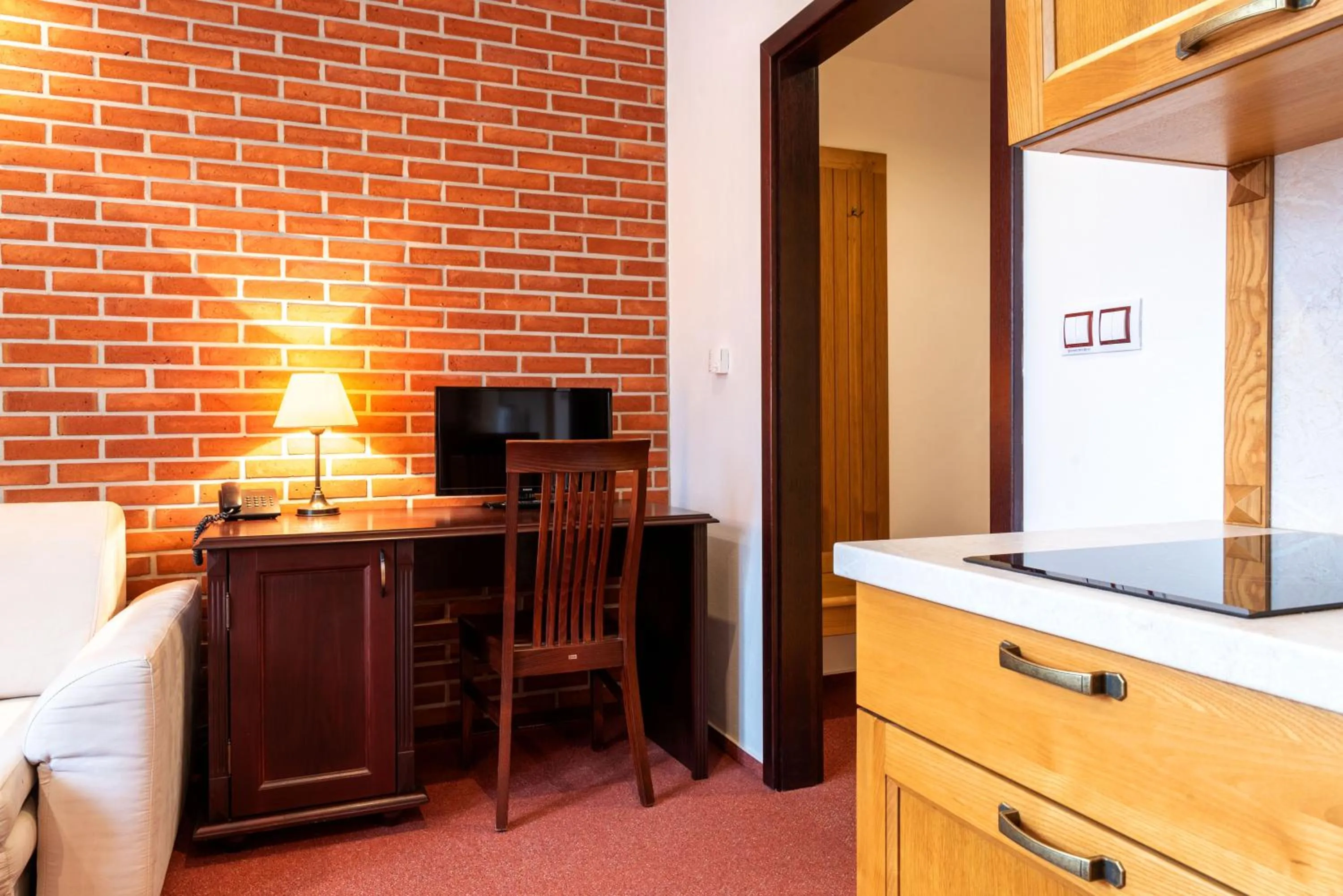 Living room in Hotel Purkmistr