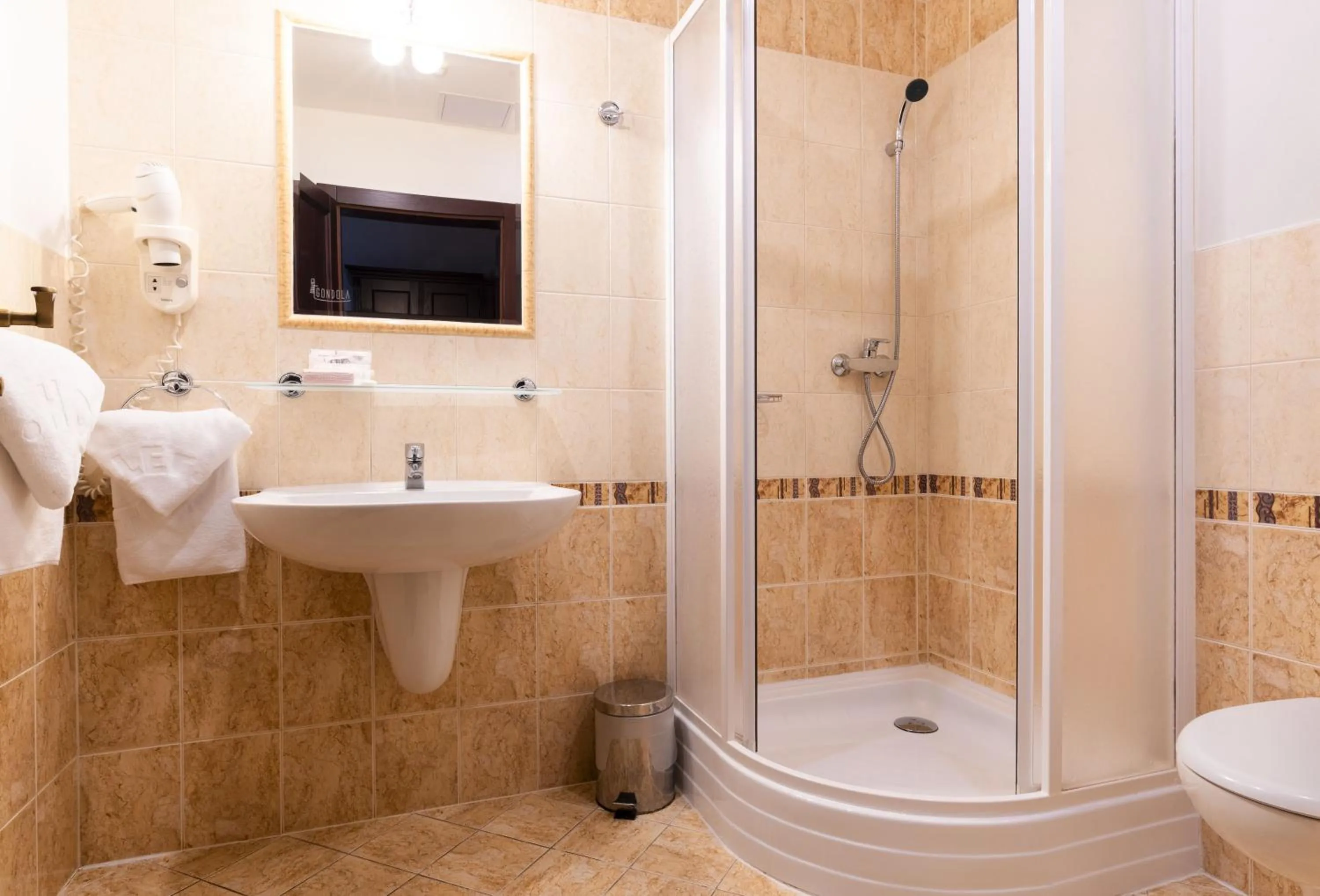 Bathroom in Wellness Hotel Gondola