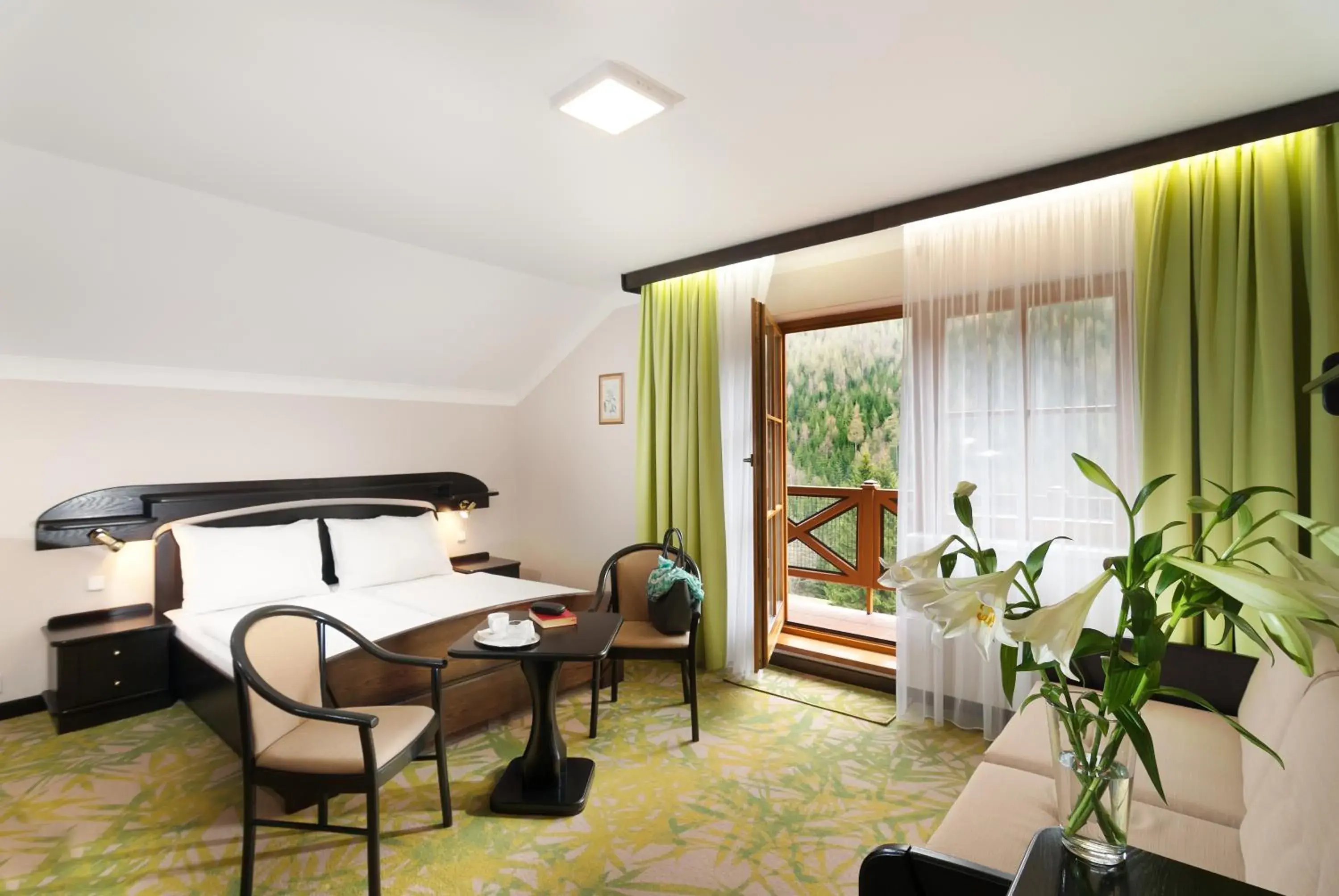 Quadruple Room with Balcony in Hotel Zátiší Quadruple Room with Balcony in Hotel Zátiší