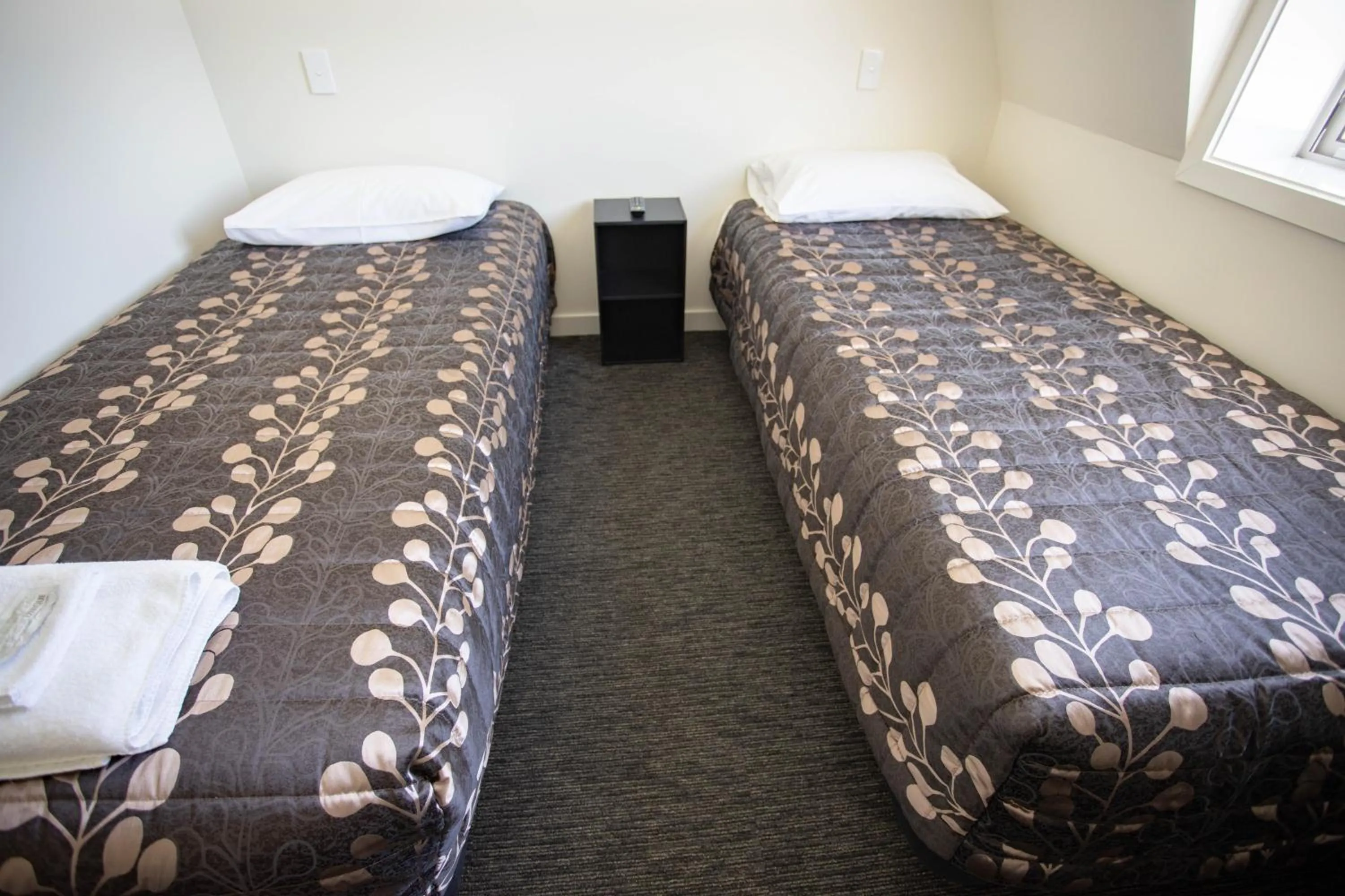 Bed in Southern Cross Lodge Methven