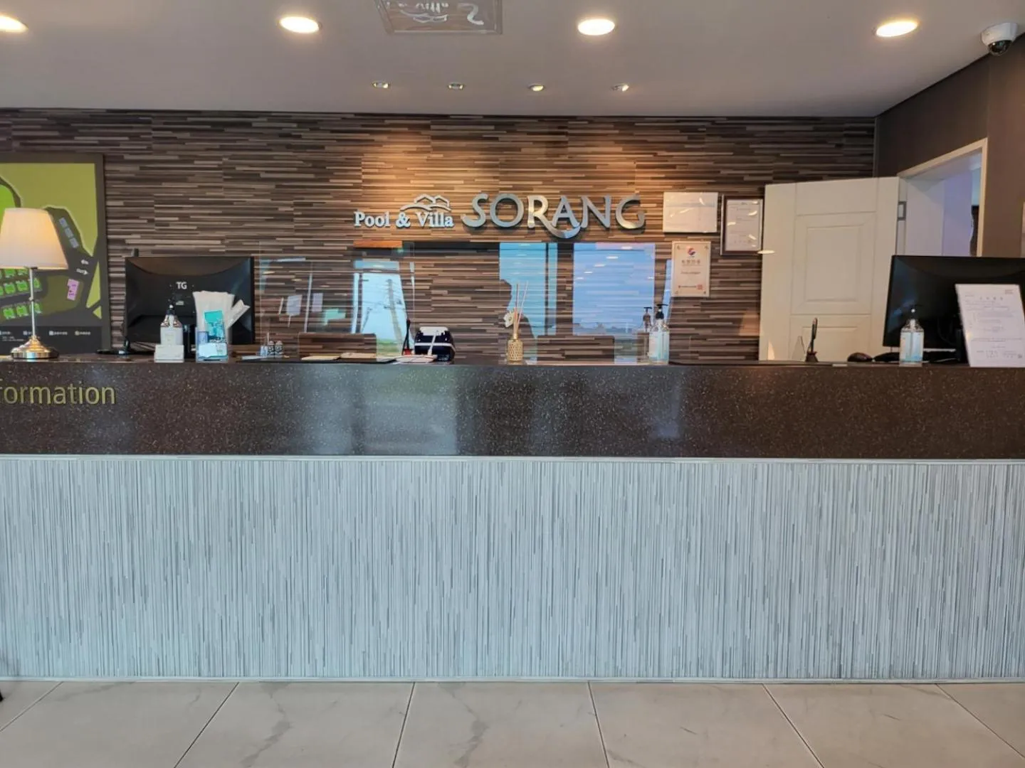 Lobby or reception in Pool and Villa Sorang