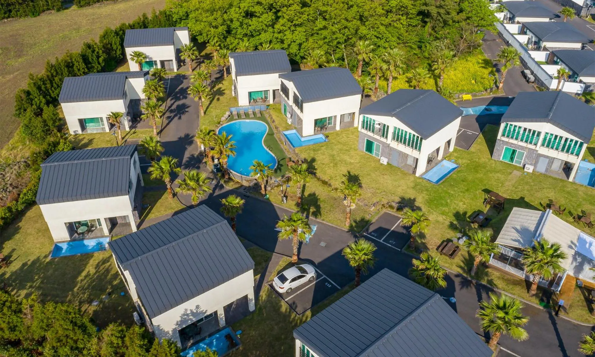 Bird's eye view in Pool and Villa Sorang