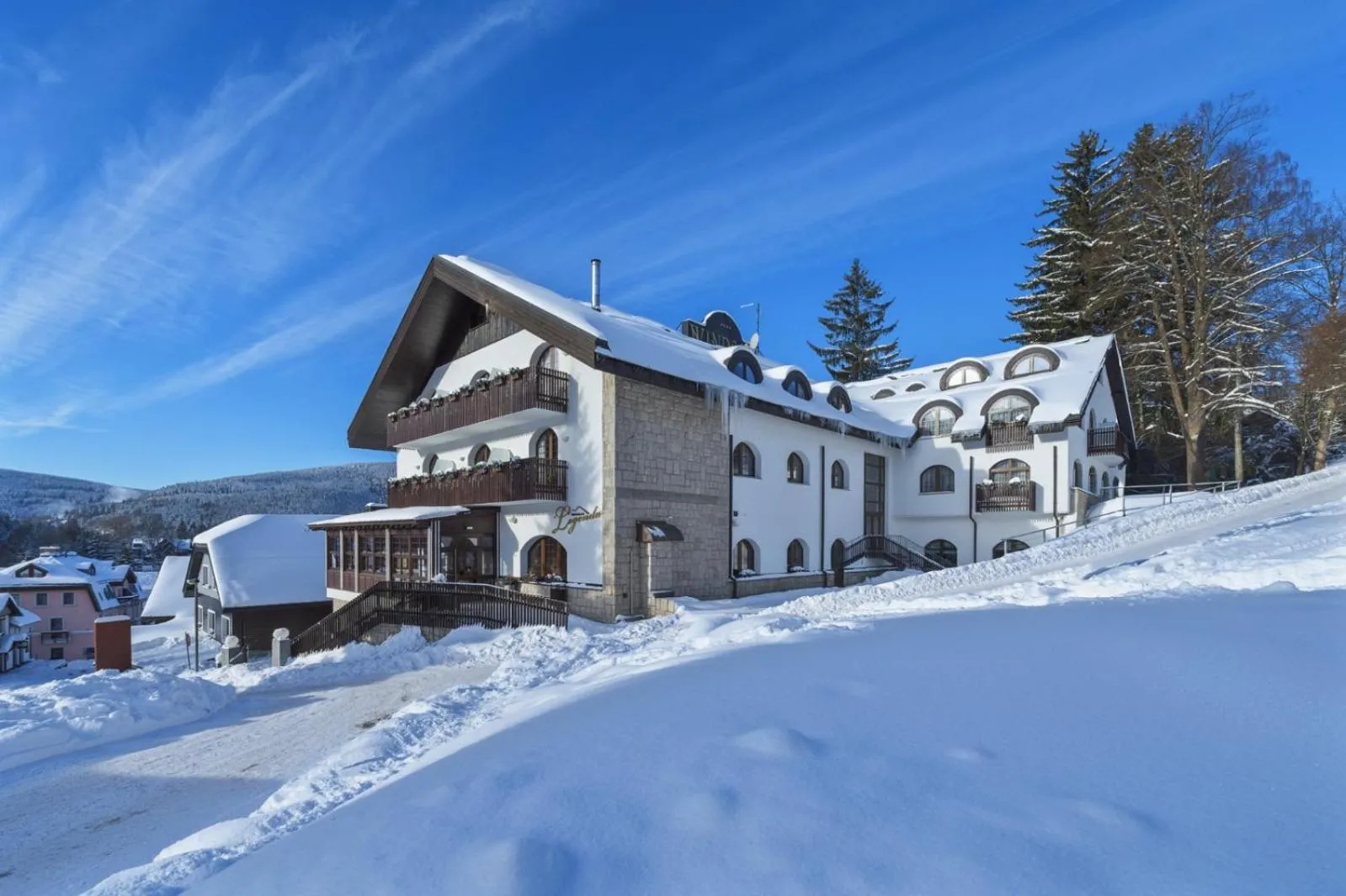 Property building in Wellness Hotel Windsor