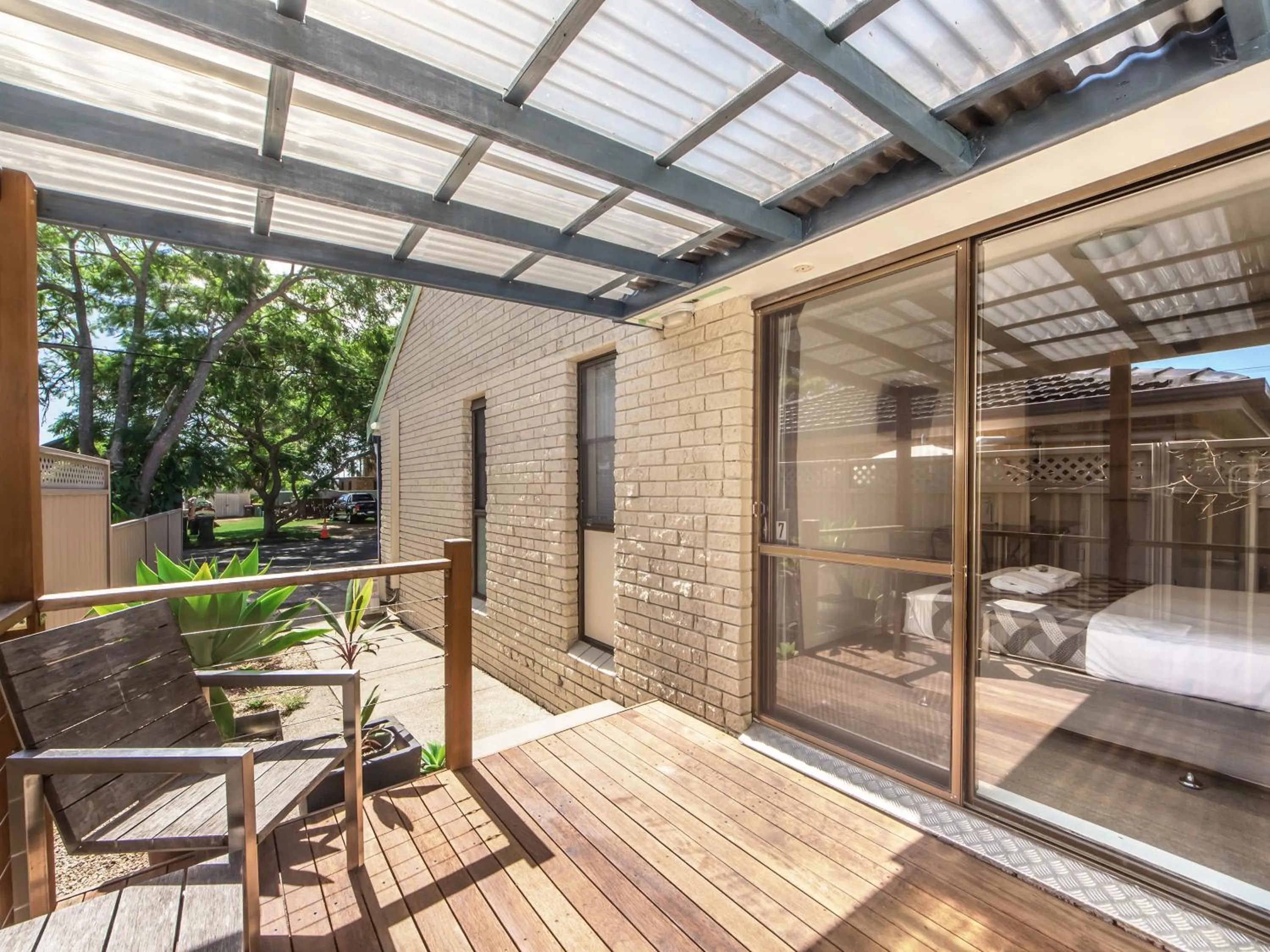 Balcony/Terrace in Narimba Motel