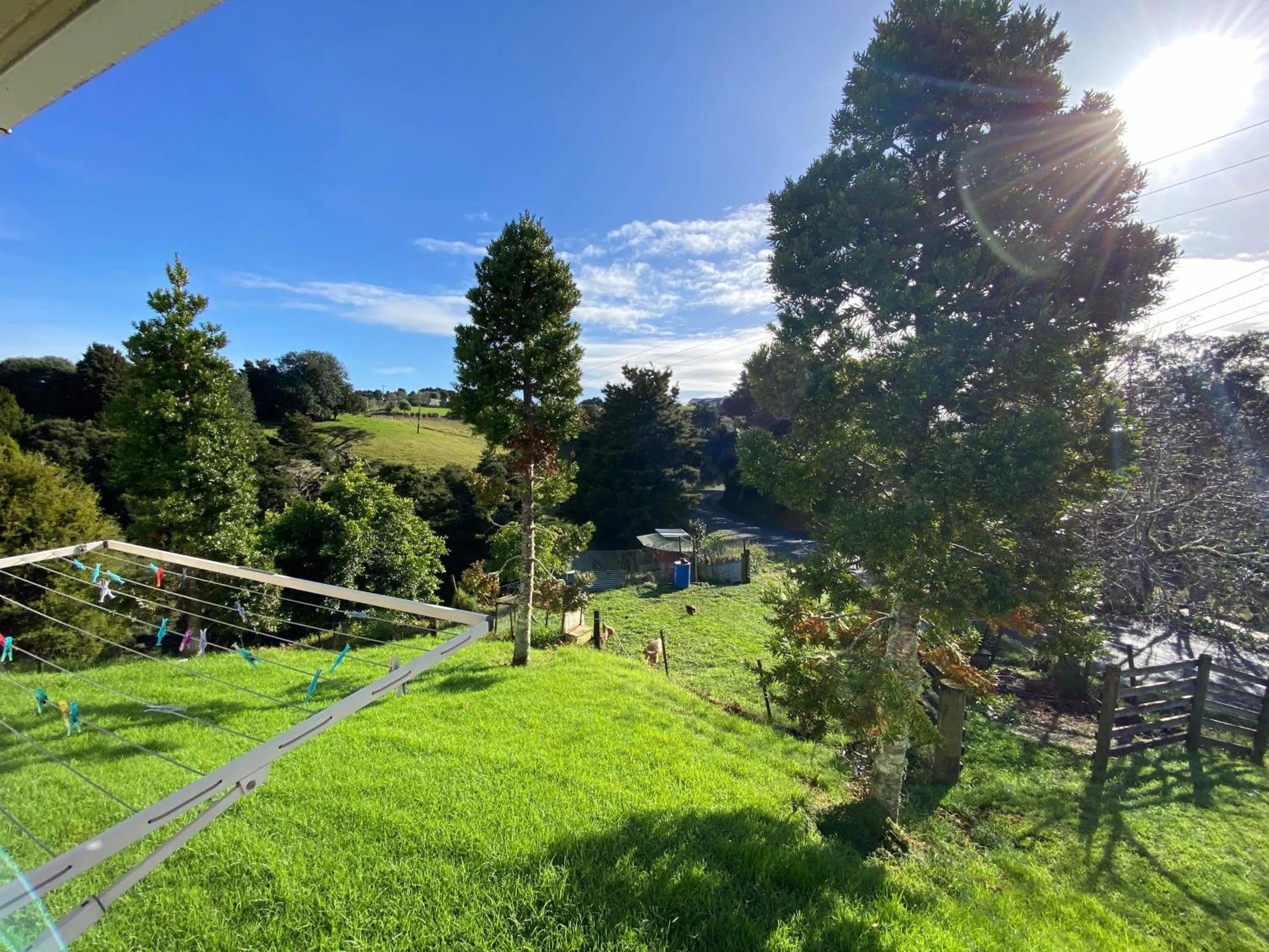 Garden view in Kauri Villas
