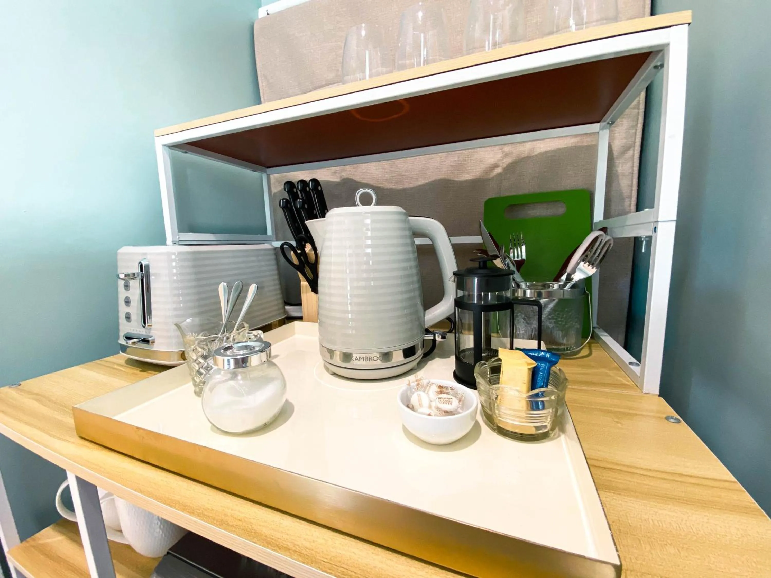 Coffee/tea facilities in Kauri Villas