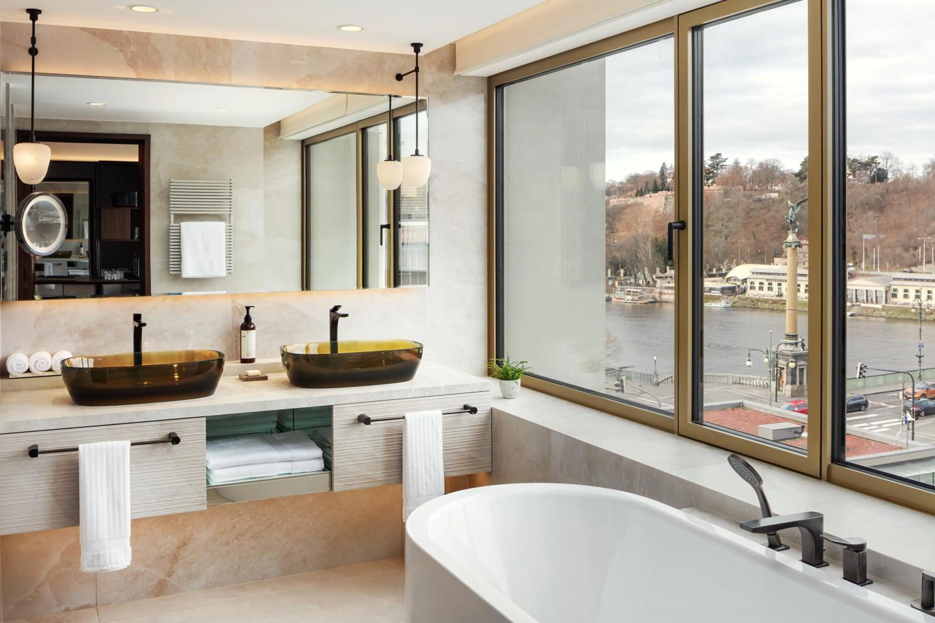 Bathroom in Fairmont Golden Prague