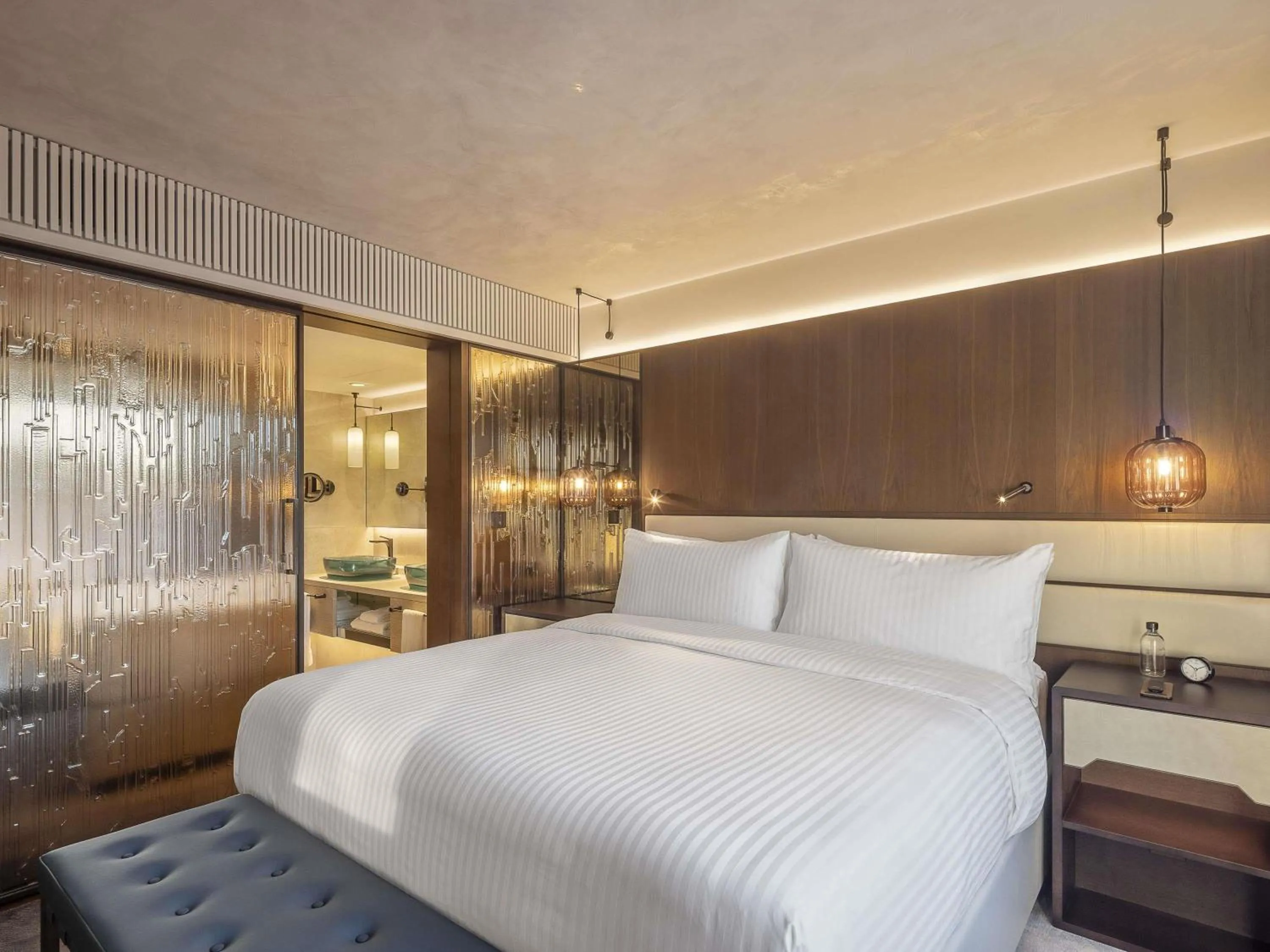 Bedroom, Bed in Fairmont Golden Prague