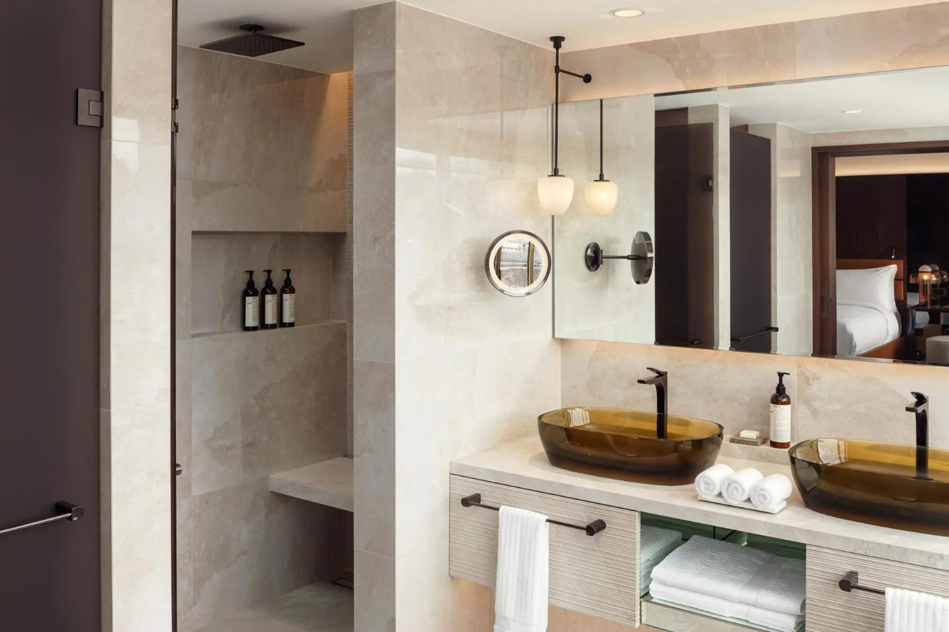 Bathroom in Fairmont Golden Prague