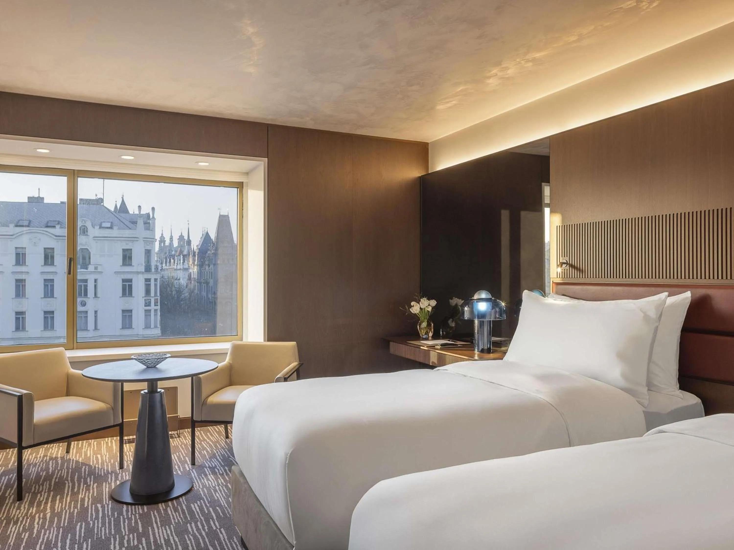 Bedroom, Bed in Fairmont Golden Prague