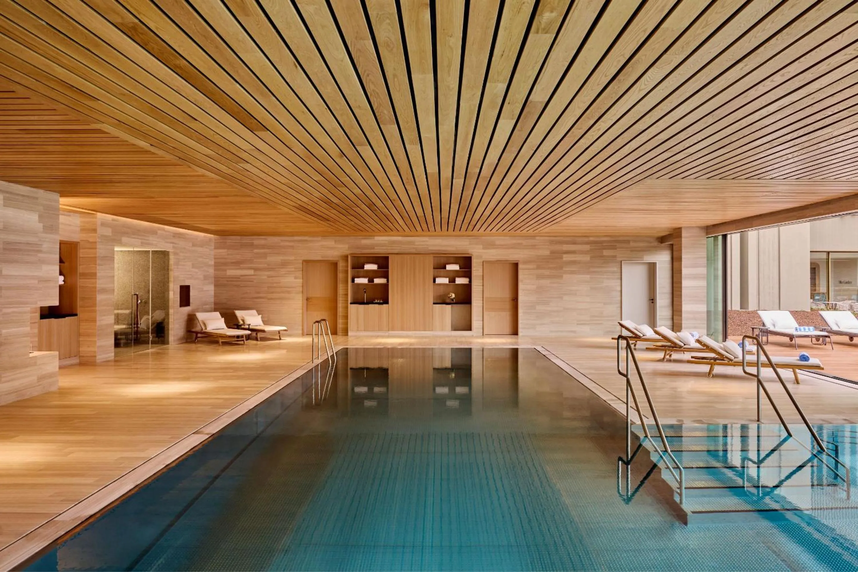 Swimming pool in Fairmont Golden Prague