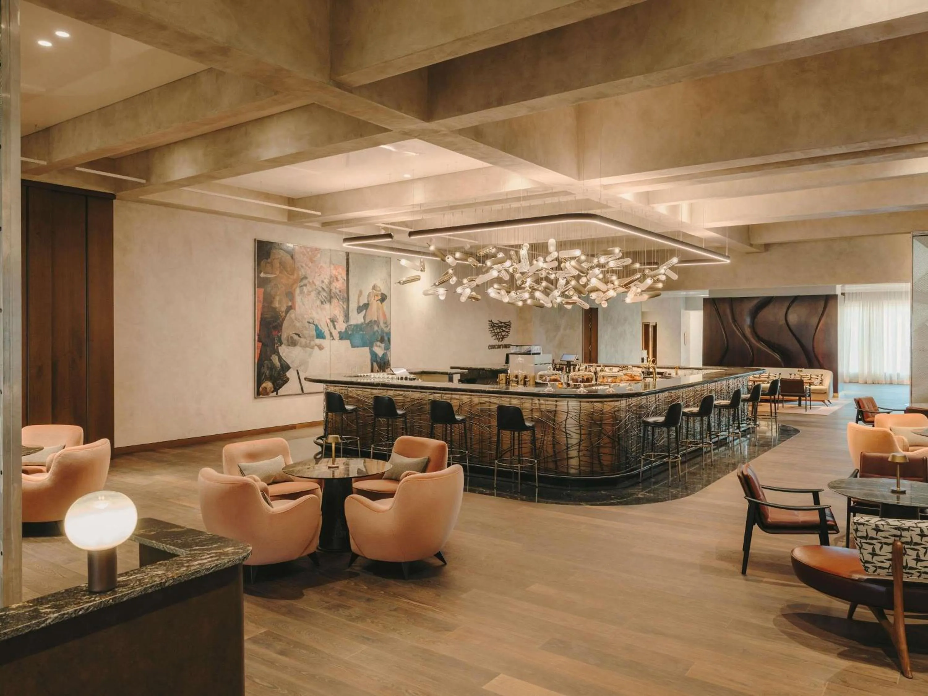 Lounge or bar in Fairmont Golden Prague