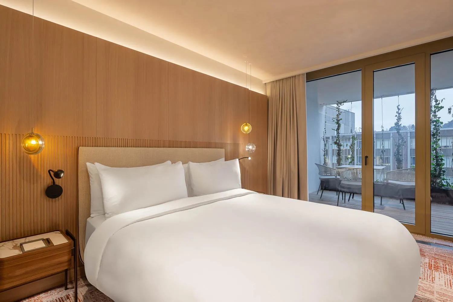 Bedroom, Bed in Fairmont Golden Prague