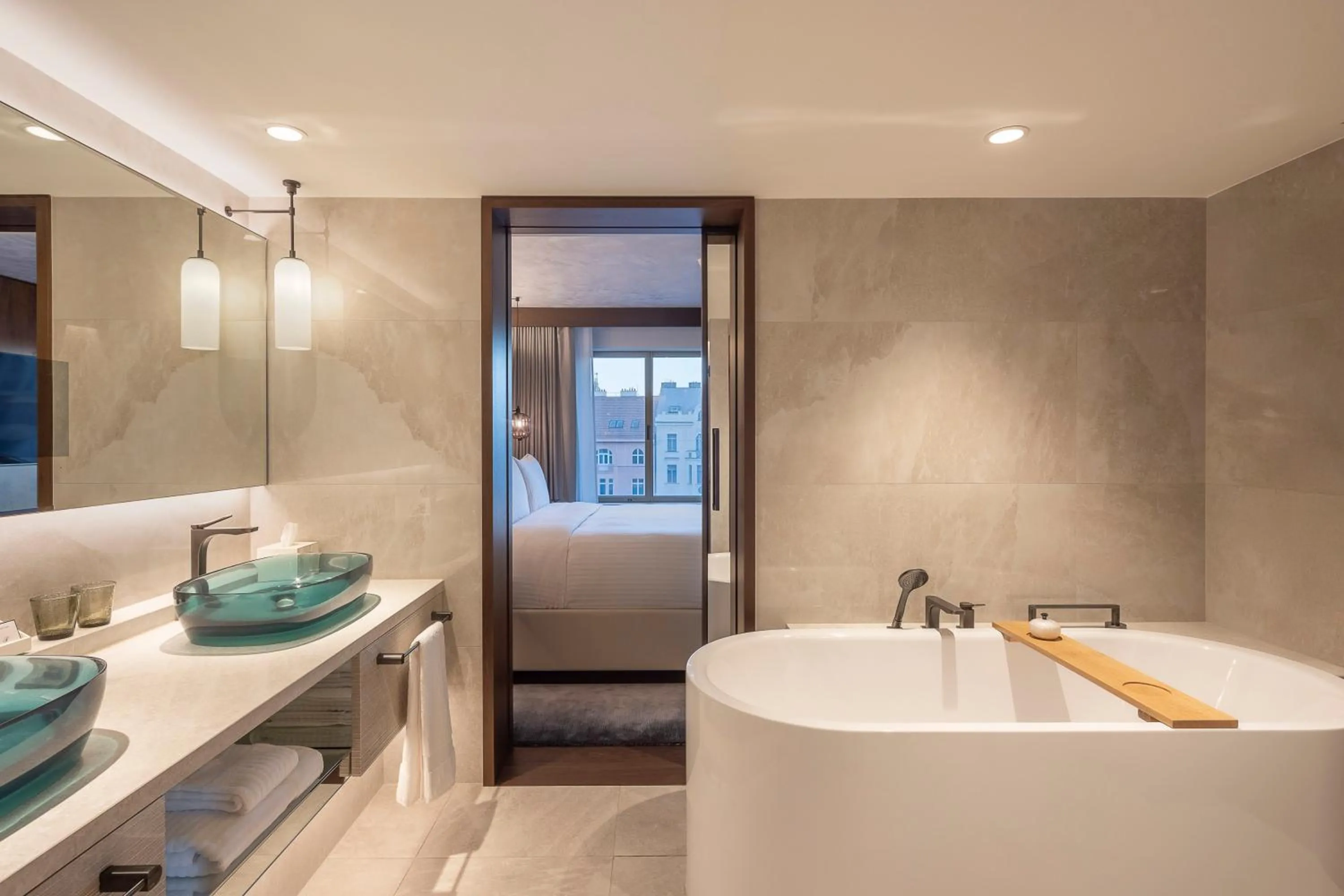 Bathroom in Fairmont Golden Prague