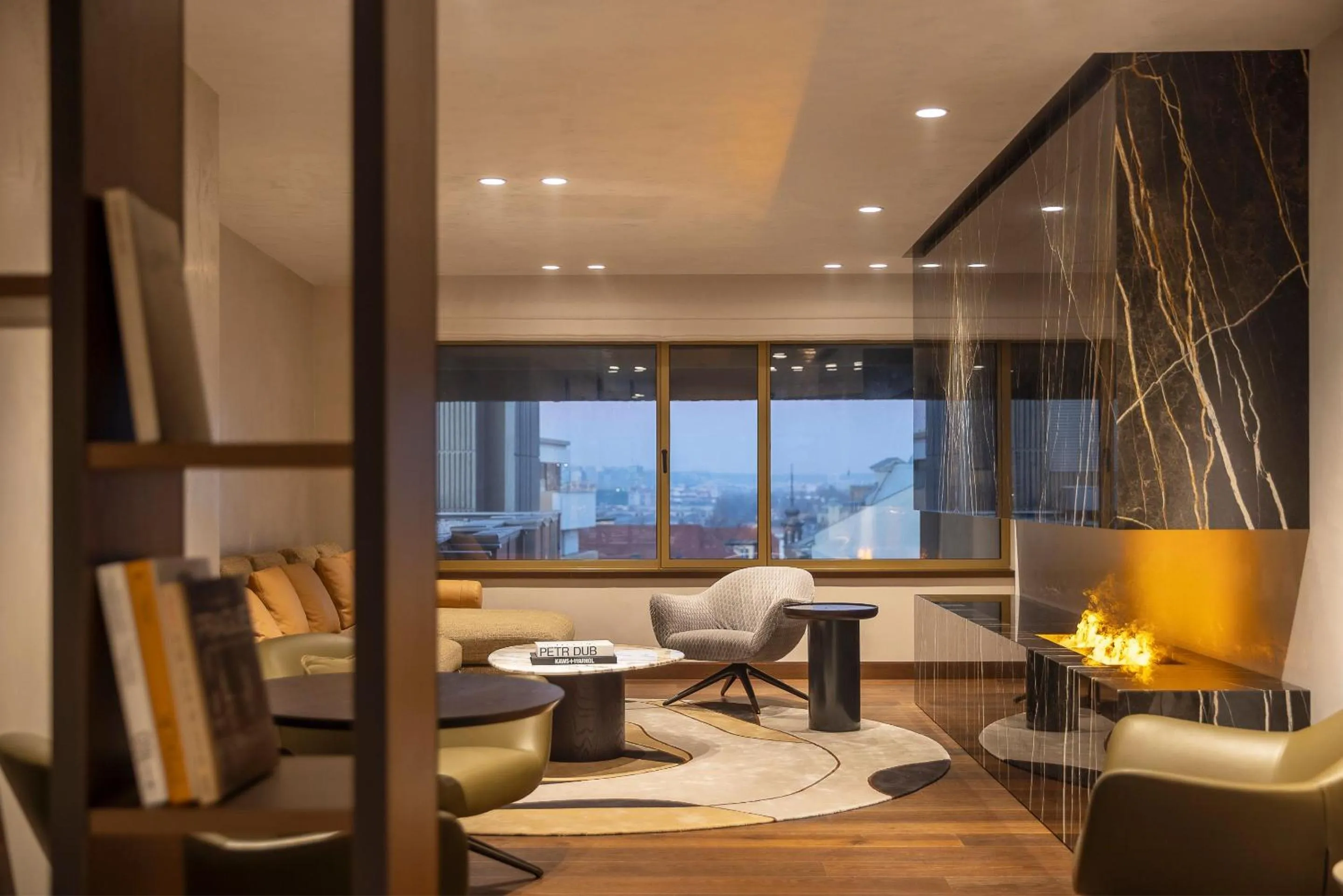 Lounge or bar in Fairmont Golden Prague