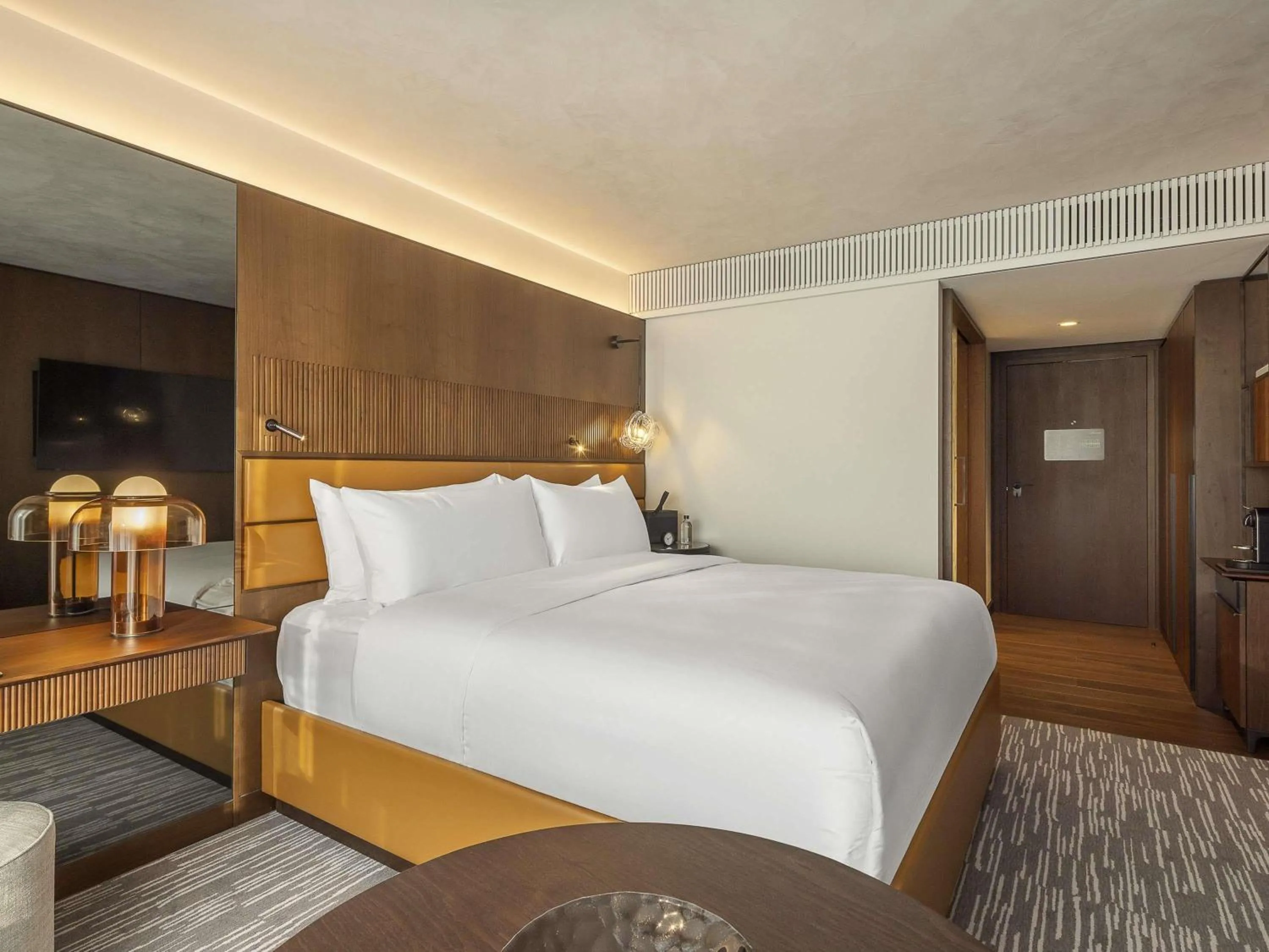 Bedroom, Bed in Fairmont Golden Prague