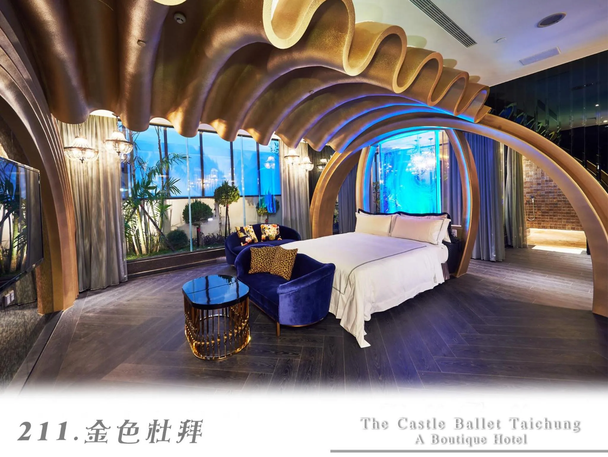 Bed in The Castle Ballet Taichung A Boutique Hotel
