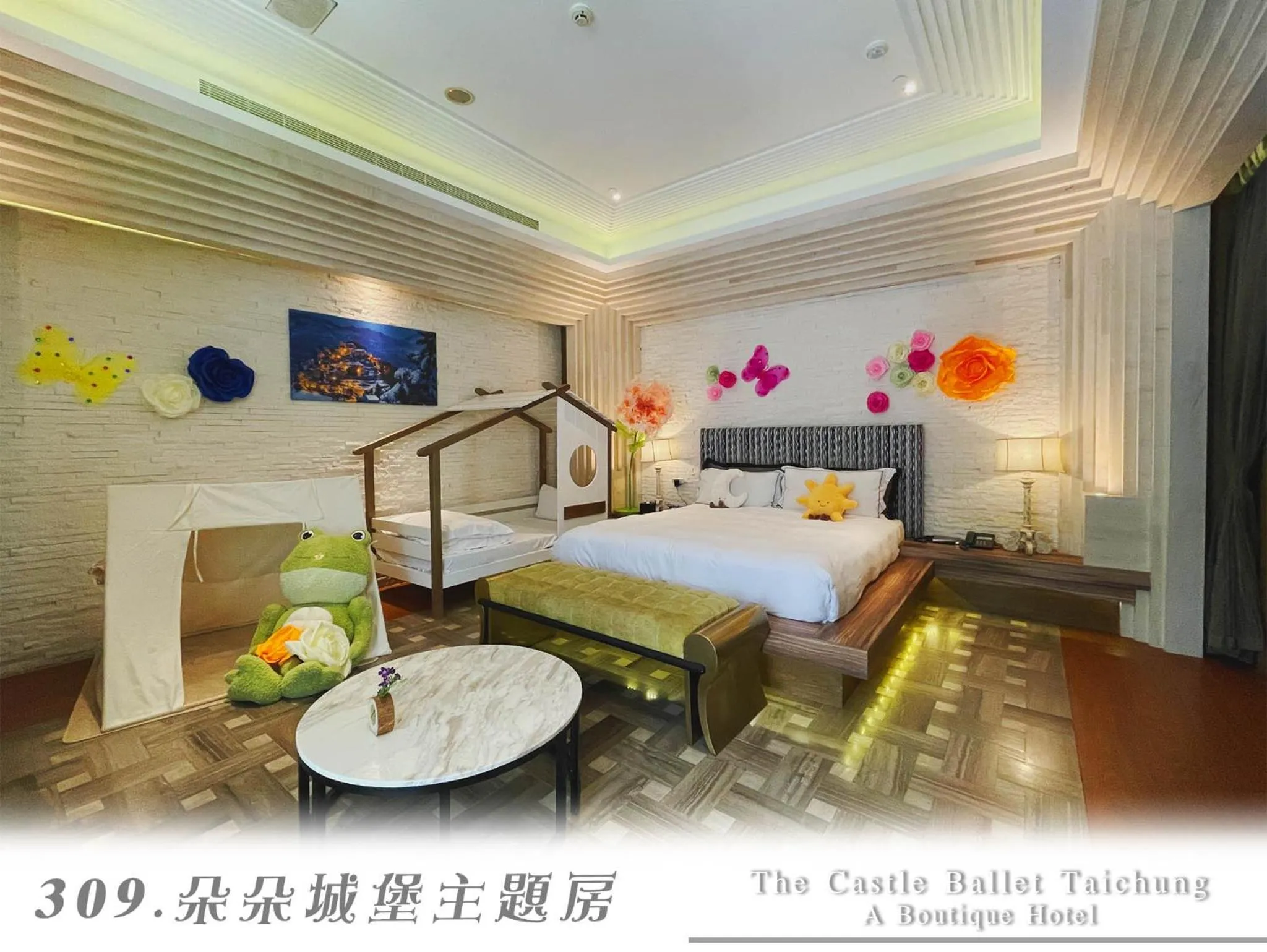 Property building, Bed in The Castle Ballet Taichung A Boutique Hotel