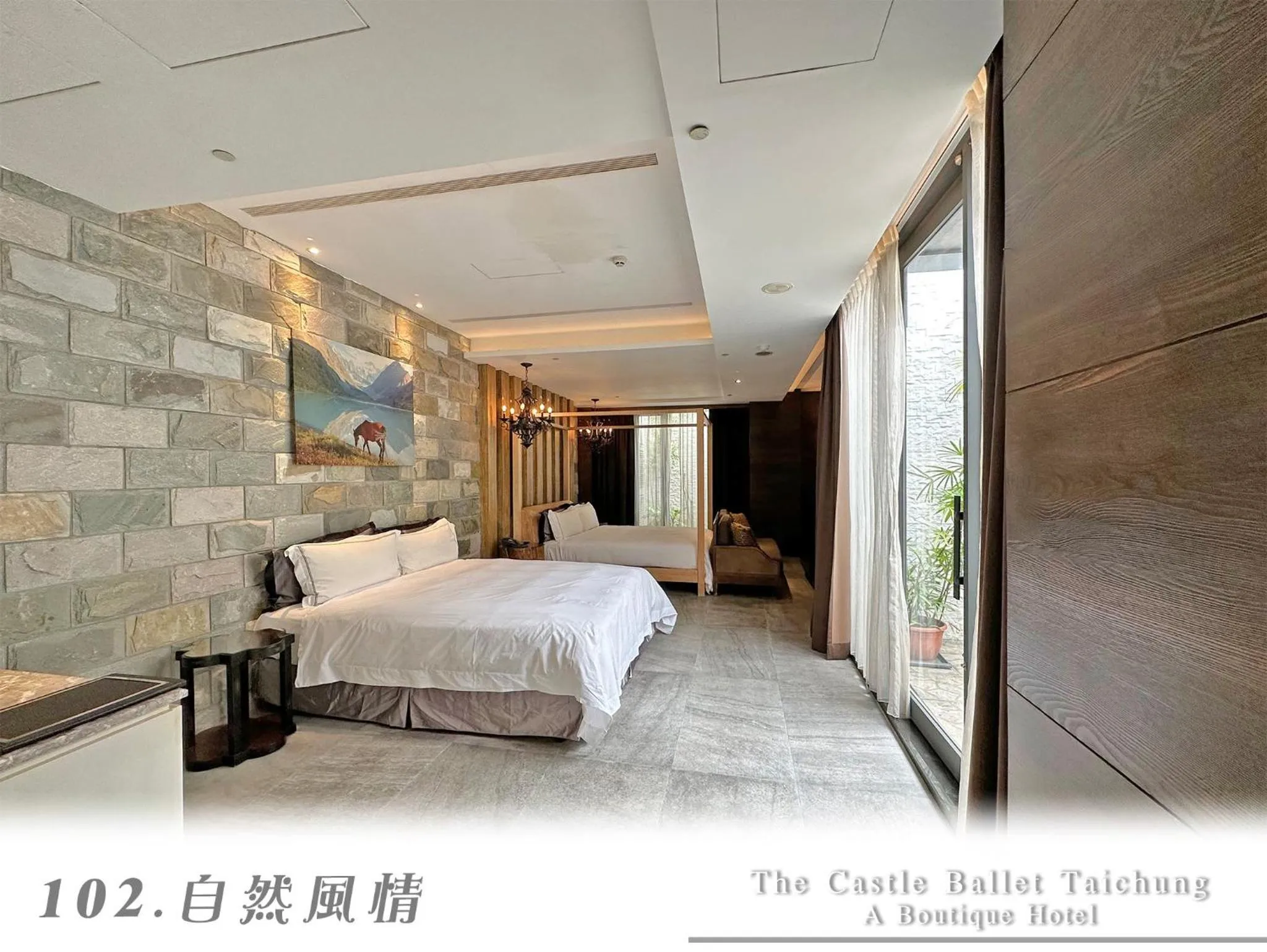 Property building, Bed in The Castle Ballet Taichung A Boutique Hotel