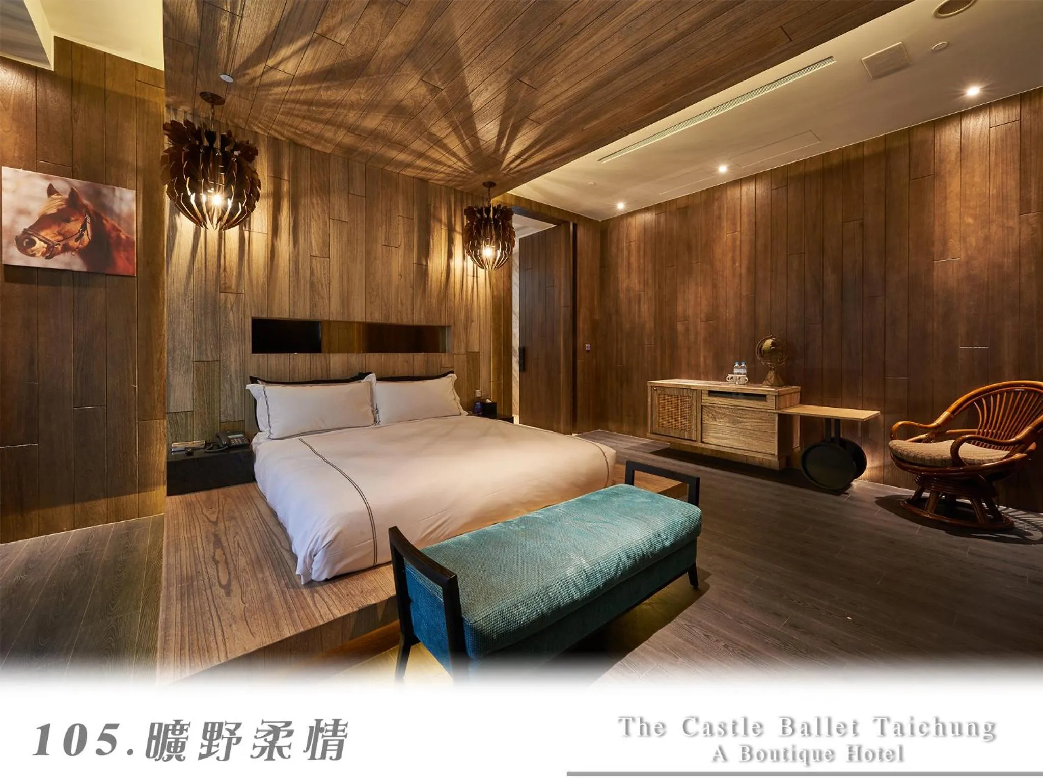 Bed in The Castle Ballet Taichung A Boutique Hotel