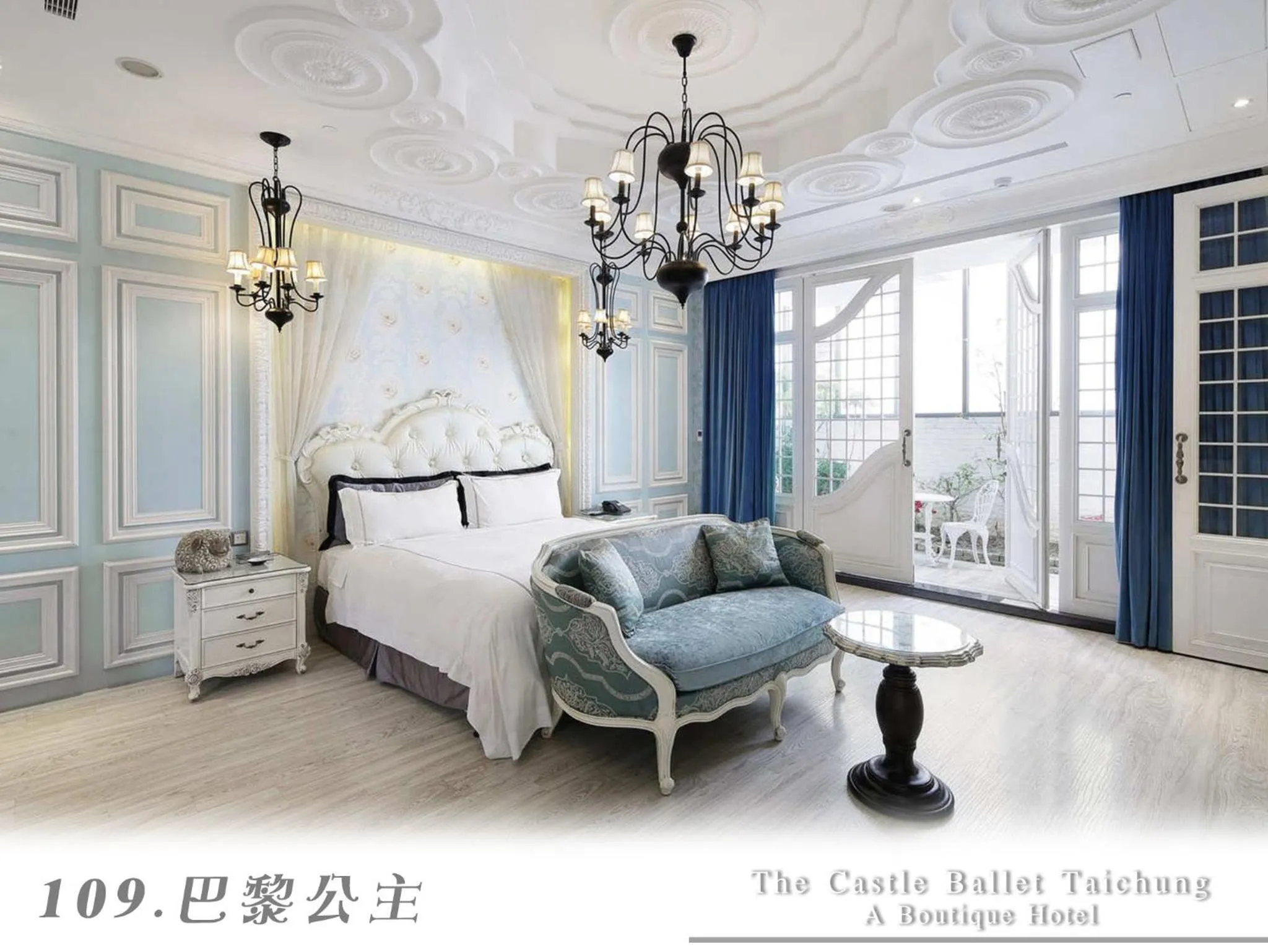 Property building, Bed in The Castle Ballet Taichung A Boutique Hotel