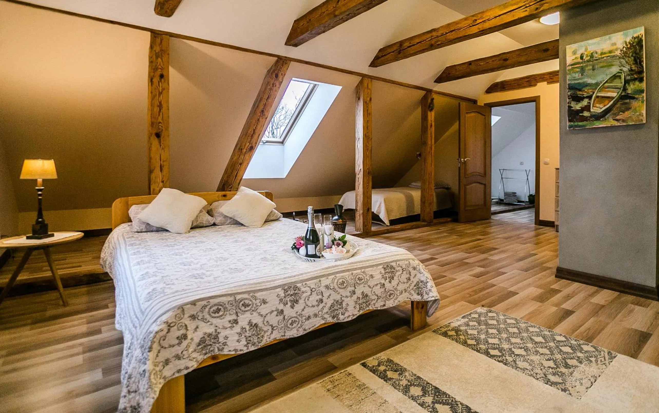 Shower, Bed in Lindenhoff