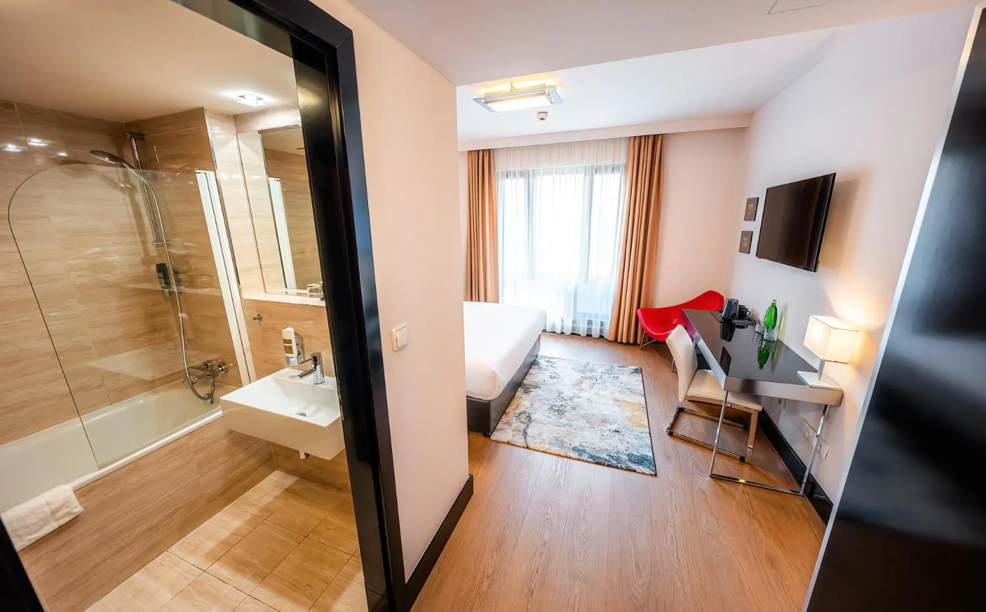 Bathroom in Grand Majestic Hotel Prague