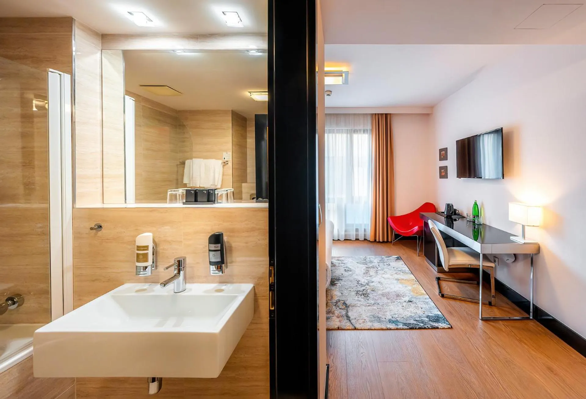 Bathroom in Grand Majestic Hotel Prague