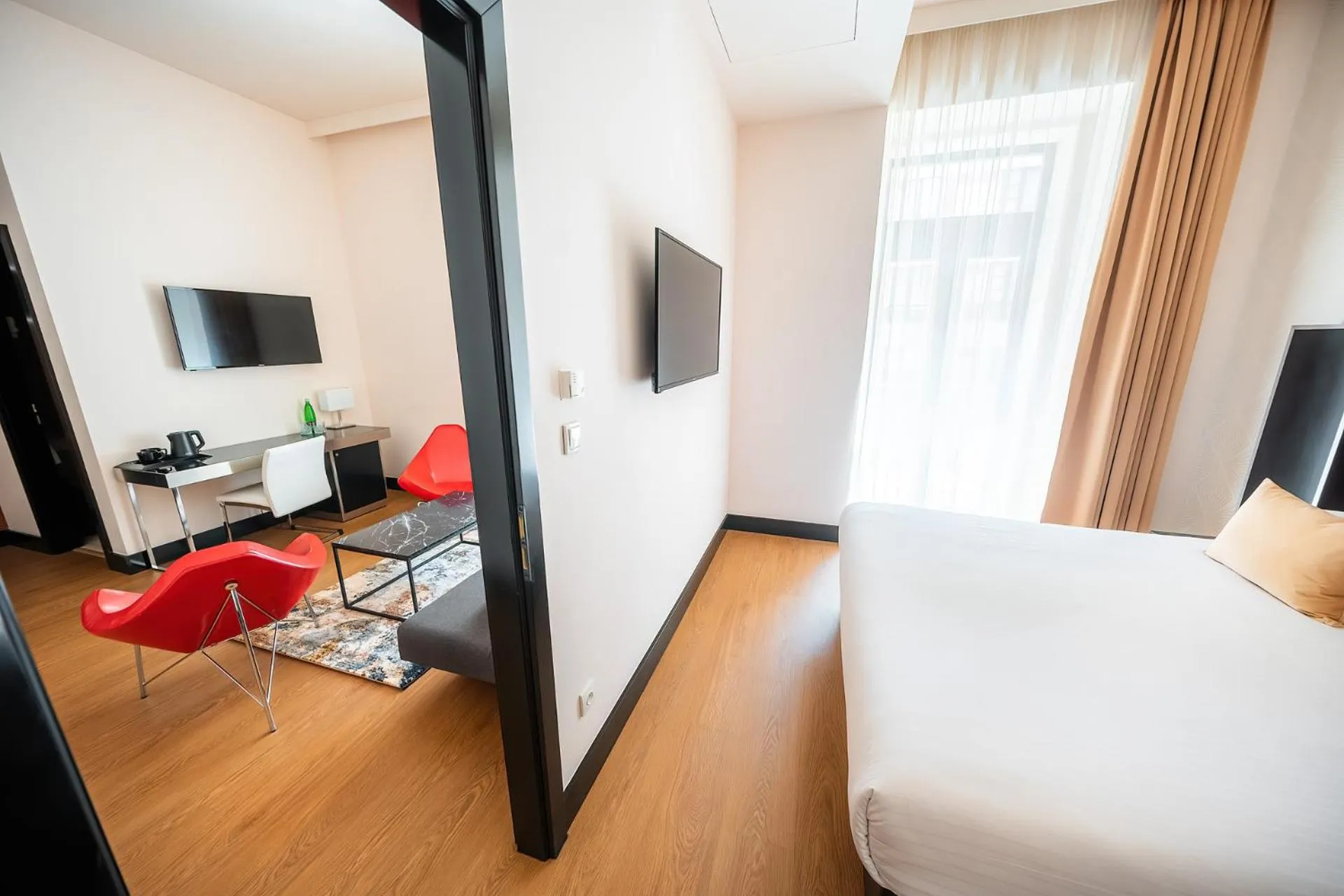 Bedroom, Bed in Grand Majestic Hotel Prague