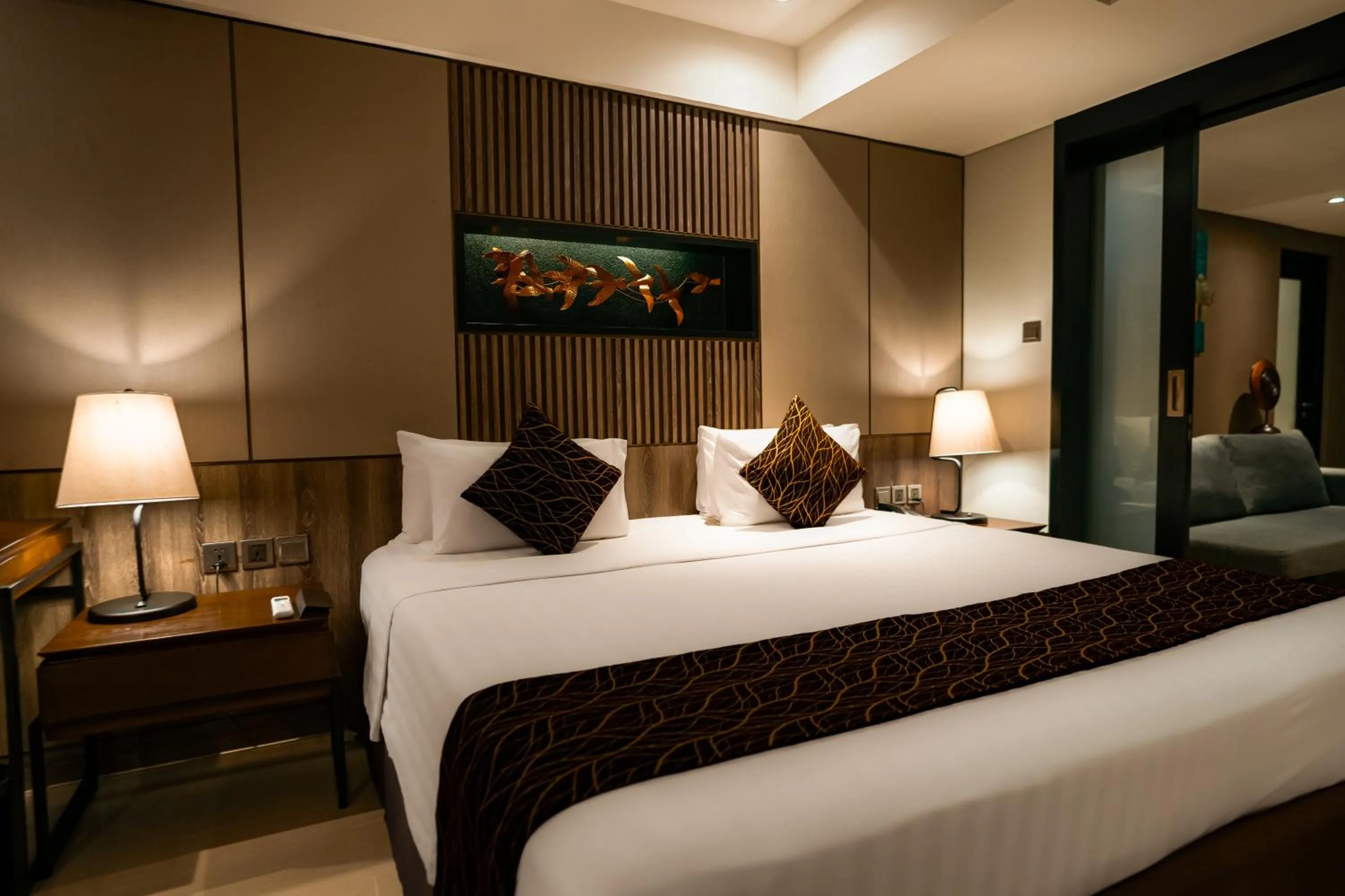 Bed in The Nest Hotel Nusa Dua